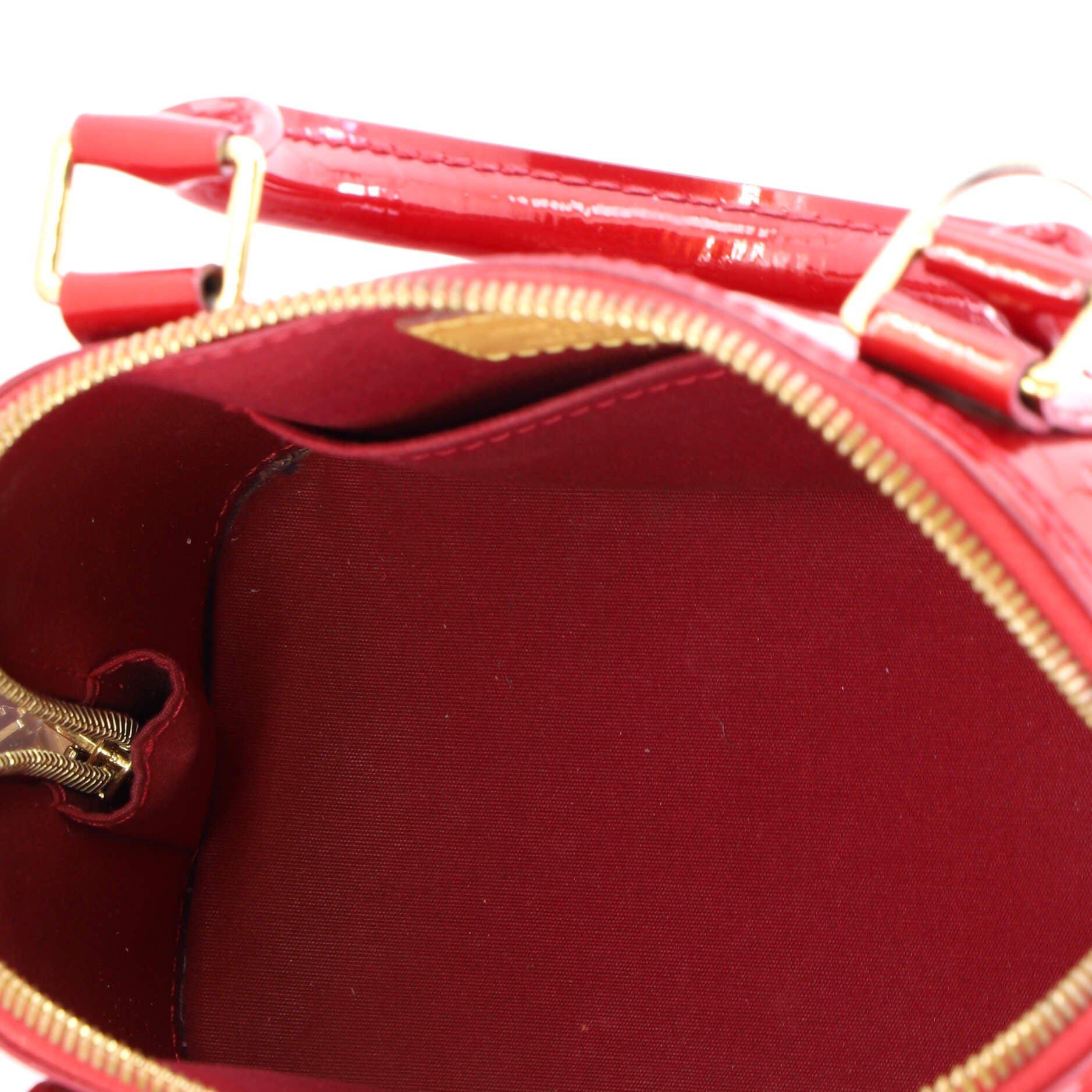 Alma Handbag Monogram Vernis BB
