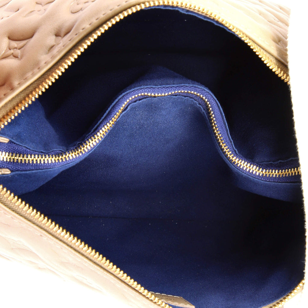 Coussin Bag Monogram Embossed Lambskin PM