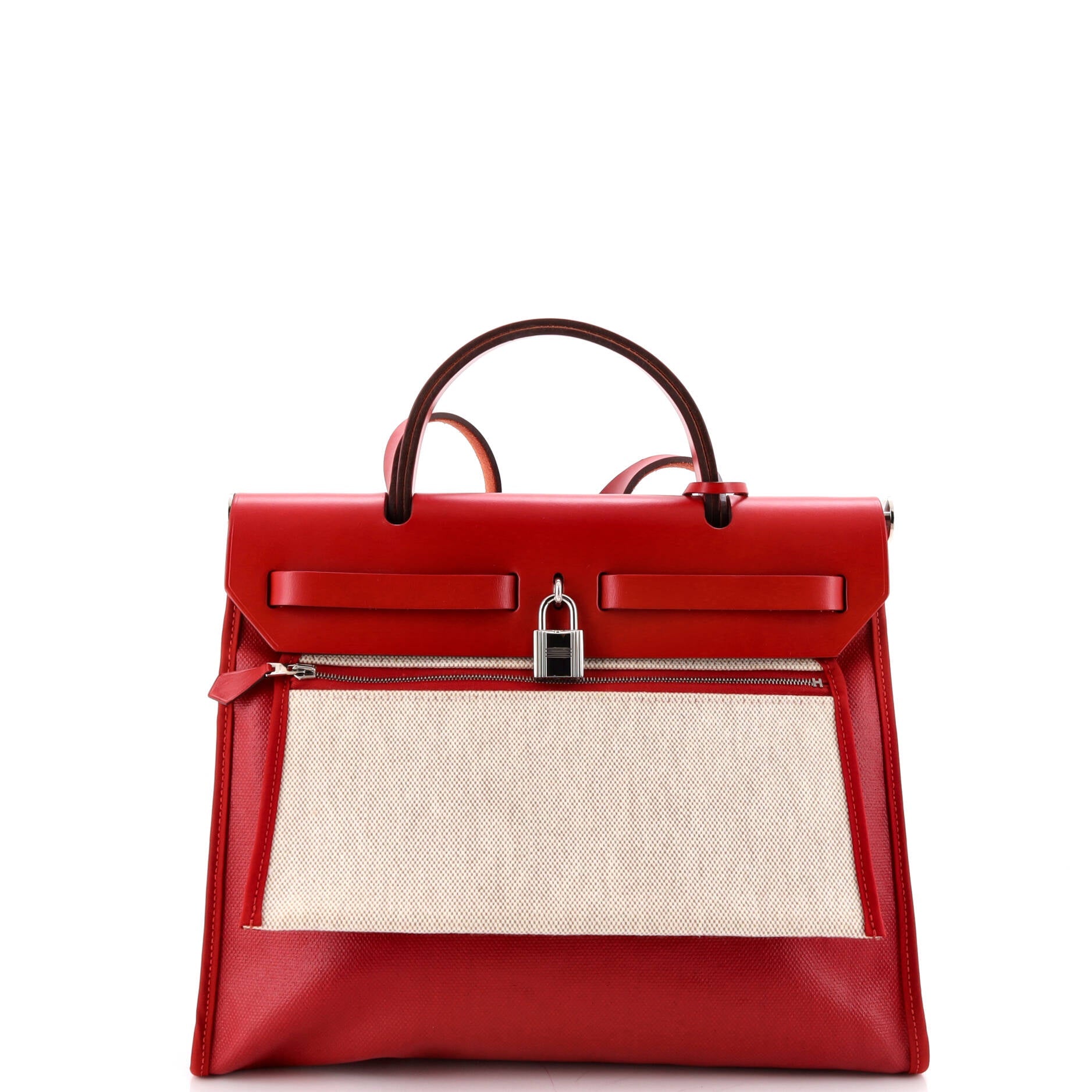 Herbag Zip Berline Vache Canvas and Leather 31