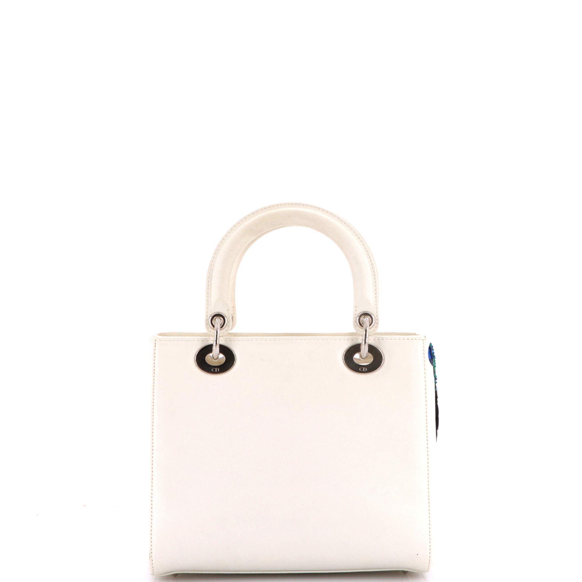 Lady Dior Bag Patch Embellished Leather Medium