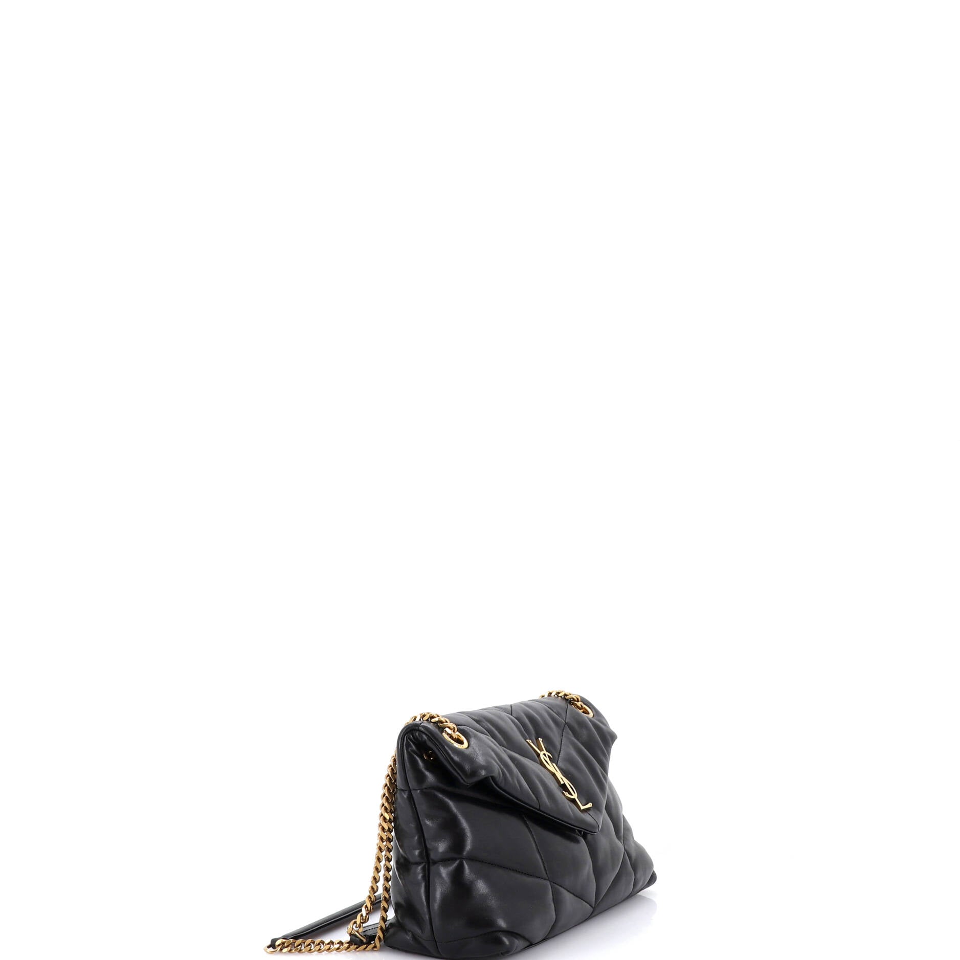 Loulou Puffer Shoulder Bag Quilted Leather Small