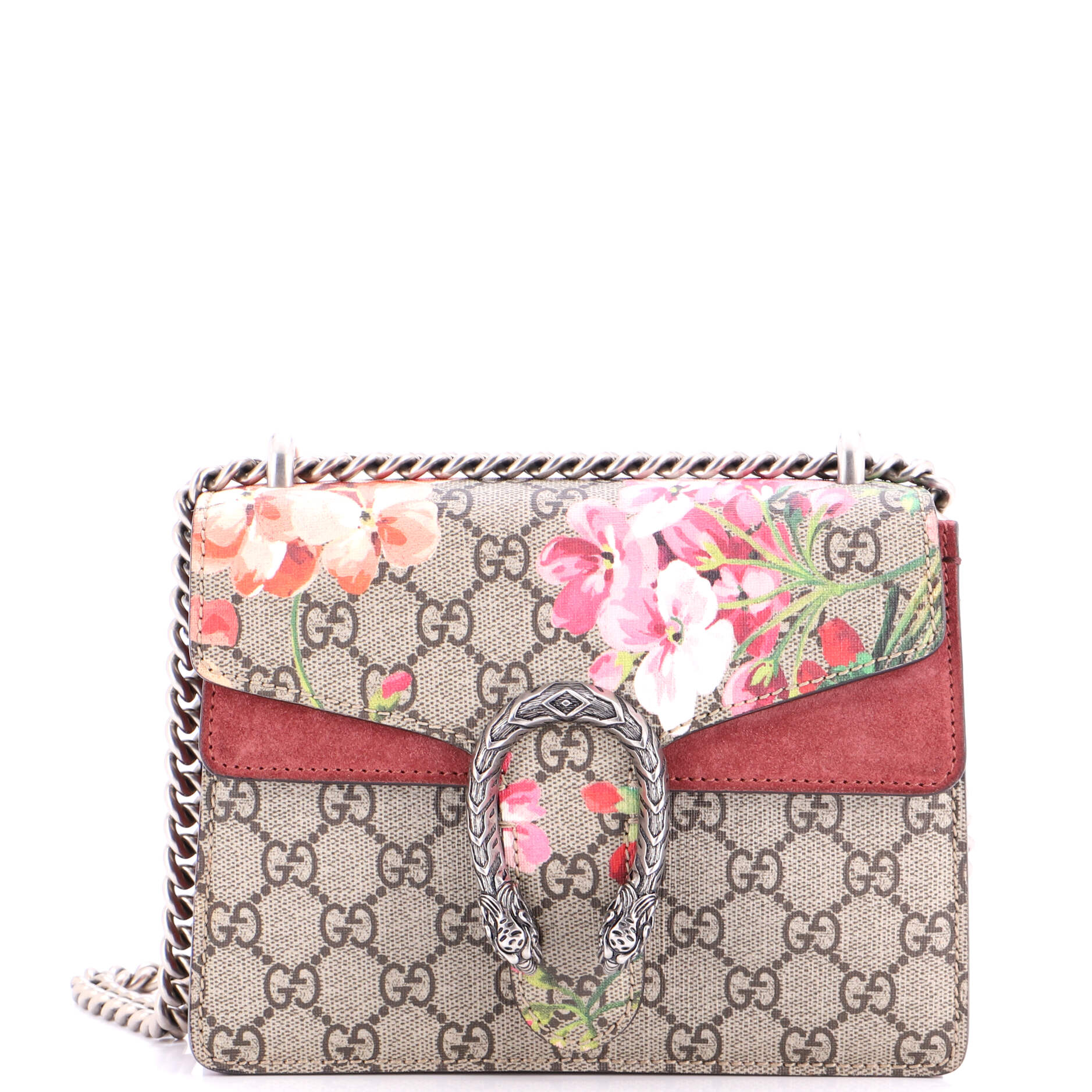 Dionysus Bag Blooms Print GG Coated Canvas Mini