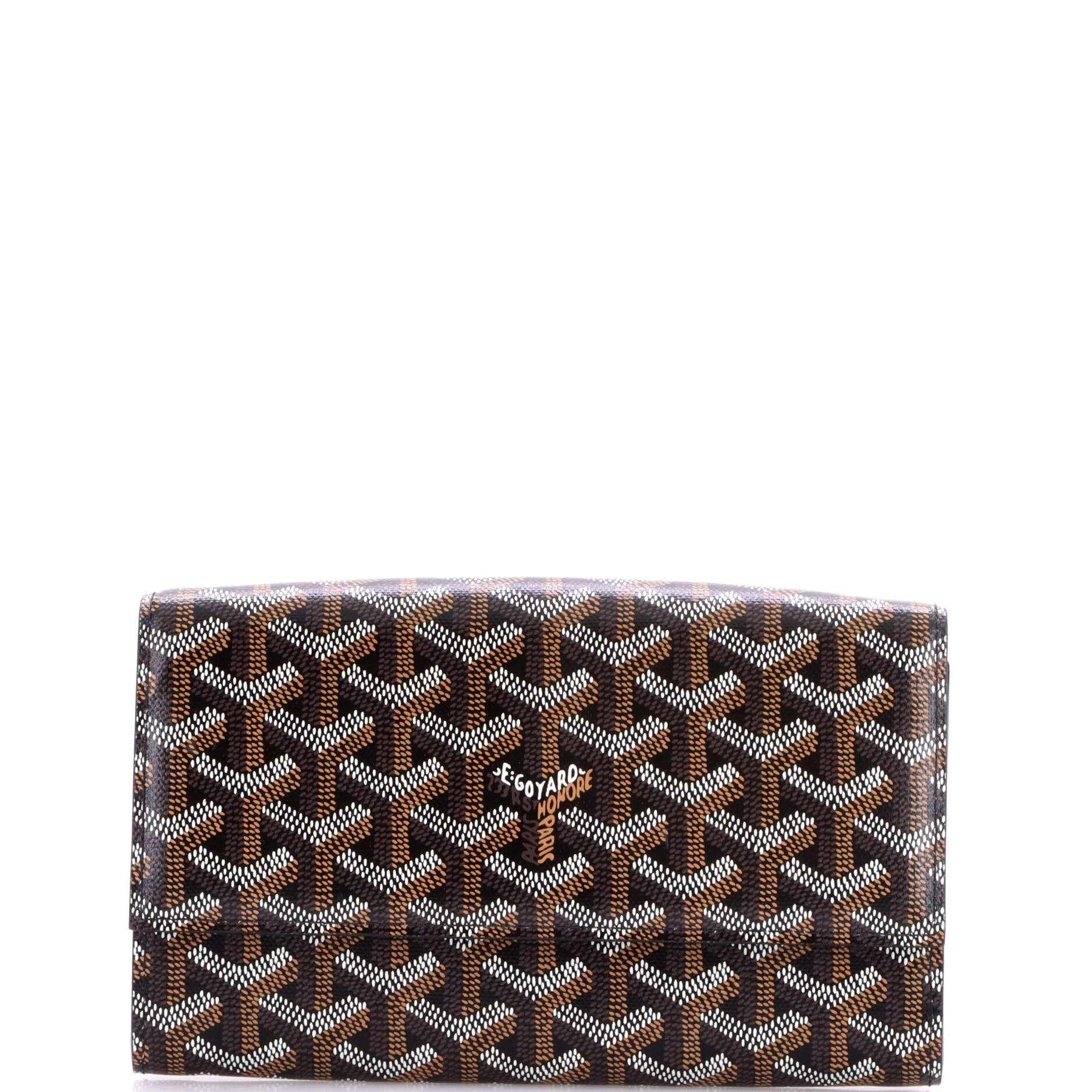 Varenne Continental Wallet with Strap Coated Canvas