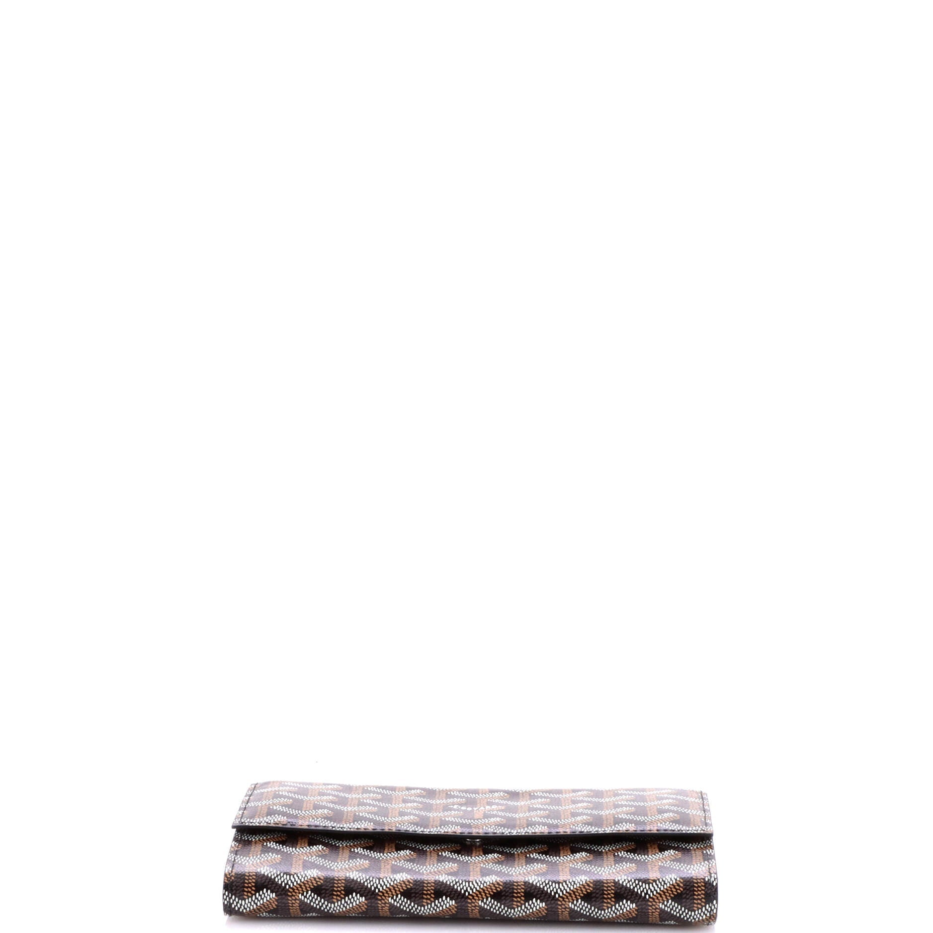 Varenne Continental Wallet with Strap Coated Canvas