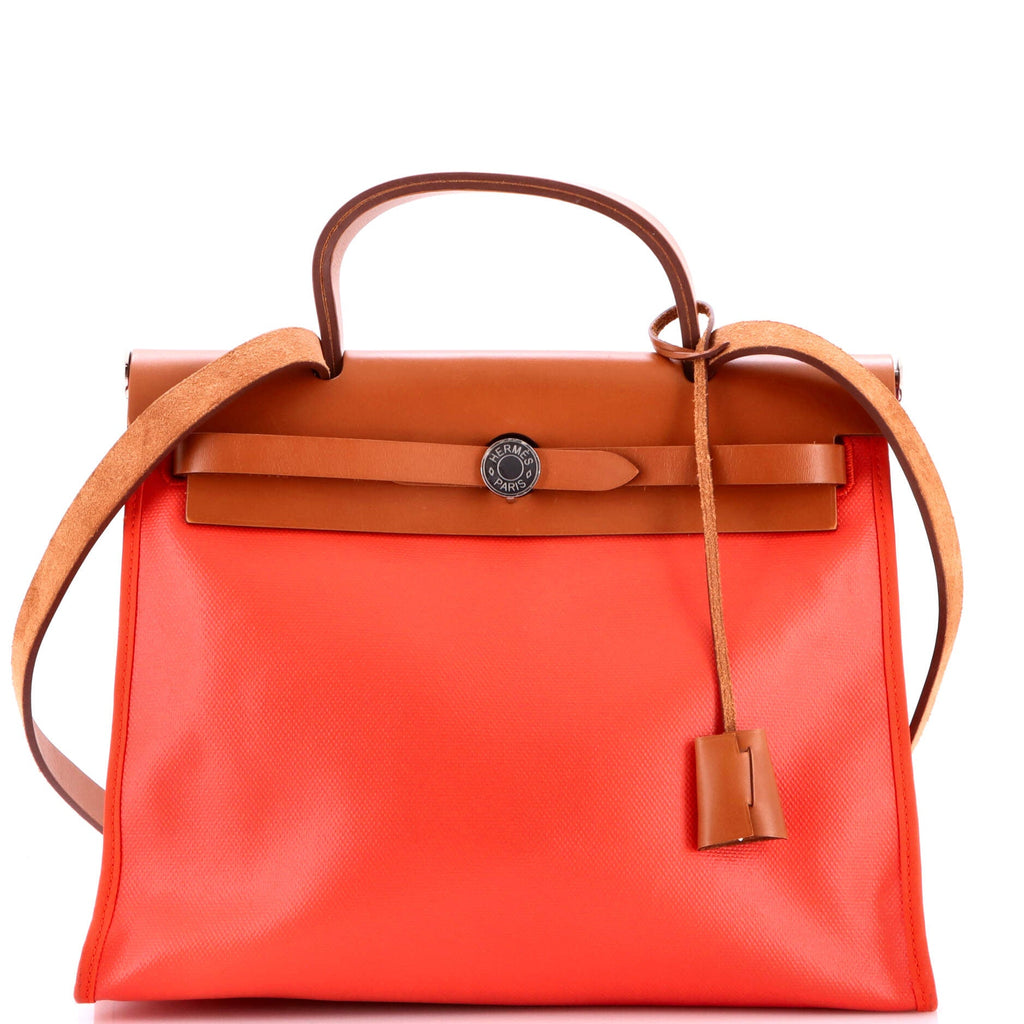 Herbag Zip Berline Vache Canvas and Leather 31