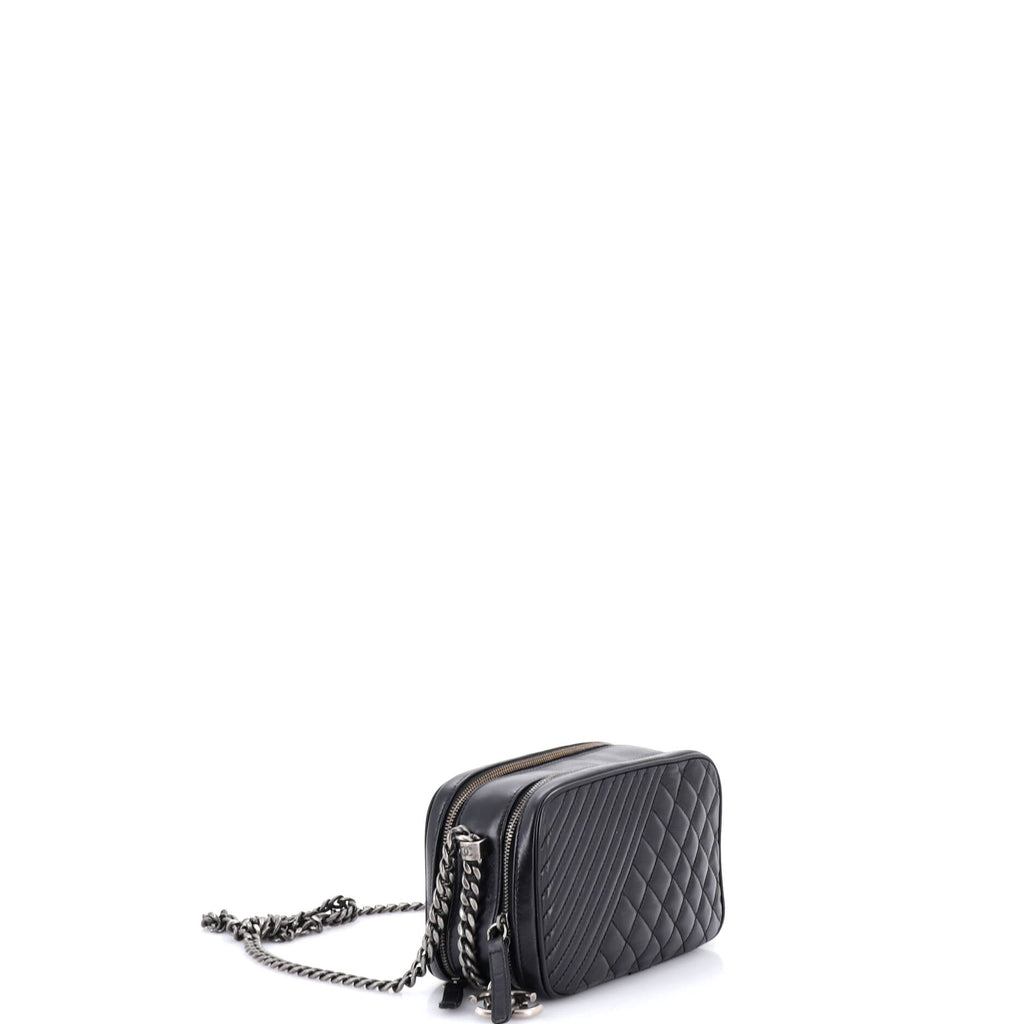 Coco Boy Camera Bag Quilted Leather Small
