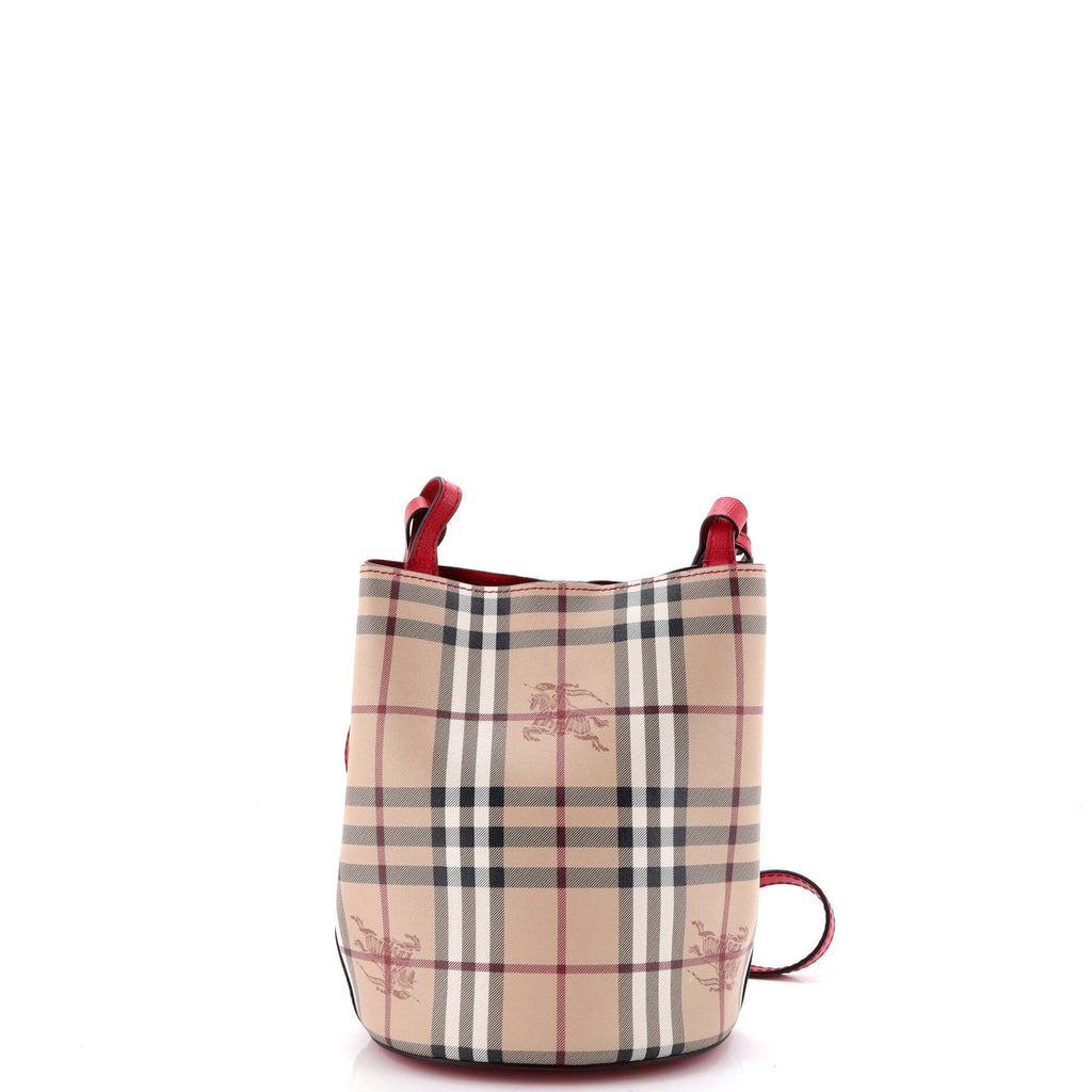 Lorne Bucket Bag Haymarket Coated Canvas Small