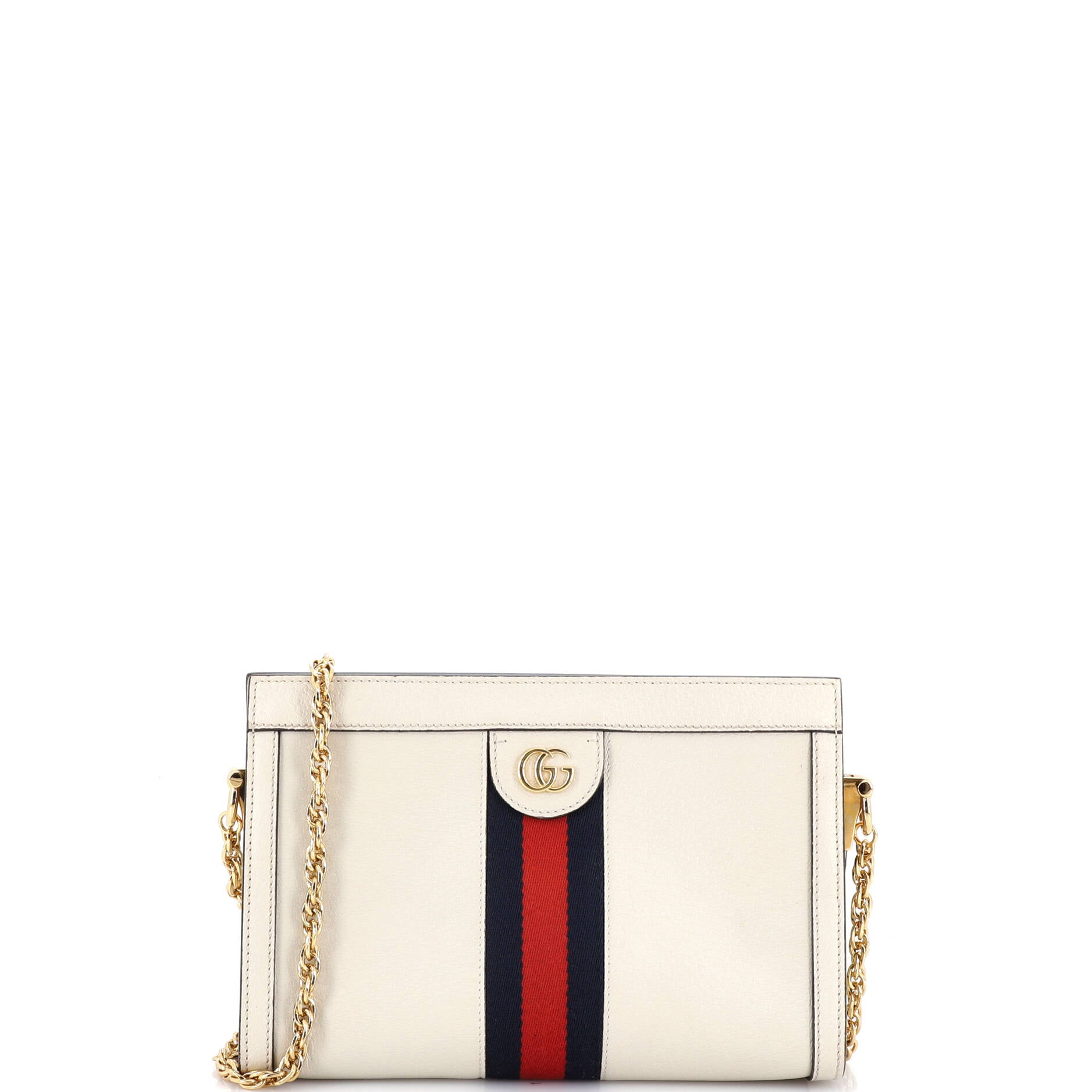 Ophidia Chain Shoulder Bag Leather Small