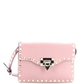 Rockstud Flip Lock Flap Bag Leather Small