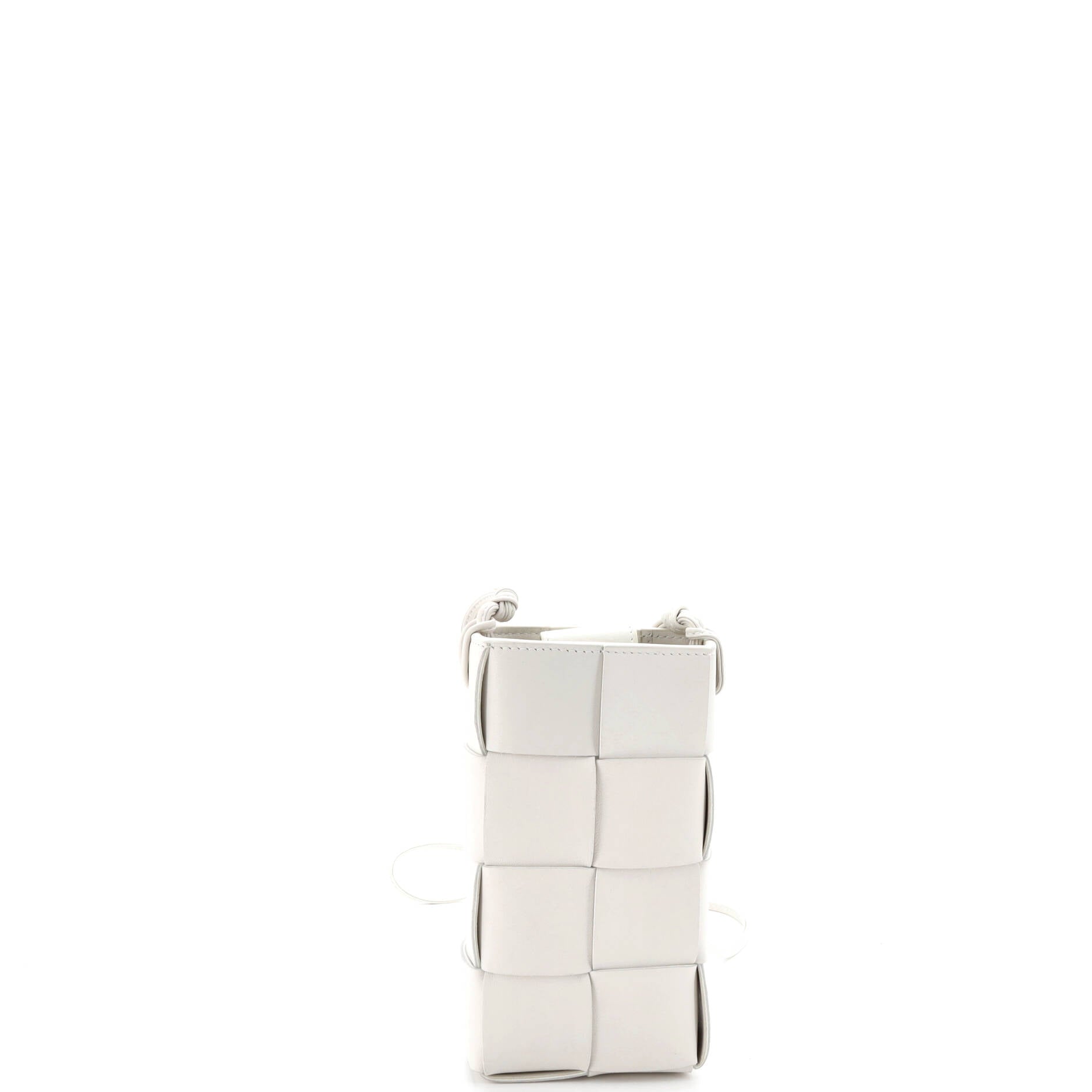 Cassette Phone Holder Crossbody Bag Maxi Intrecciato Leather