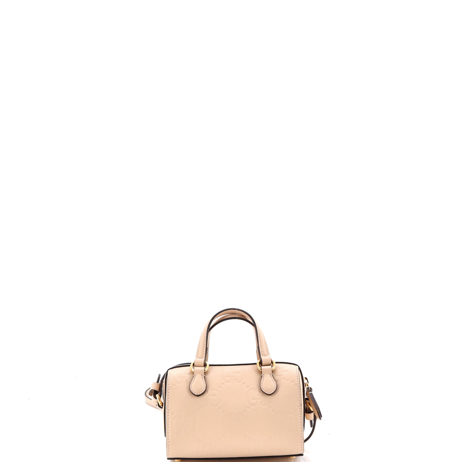 Convertible Boston Bag Jumbo GG Embossed Leather Super Mini