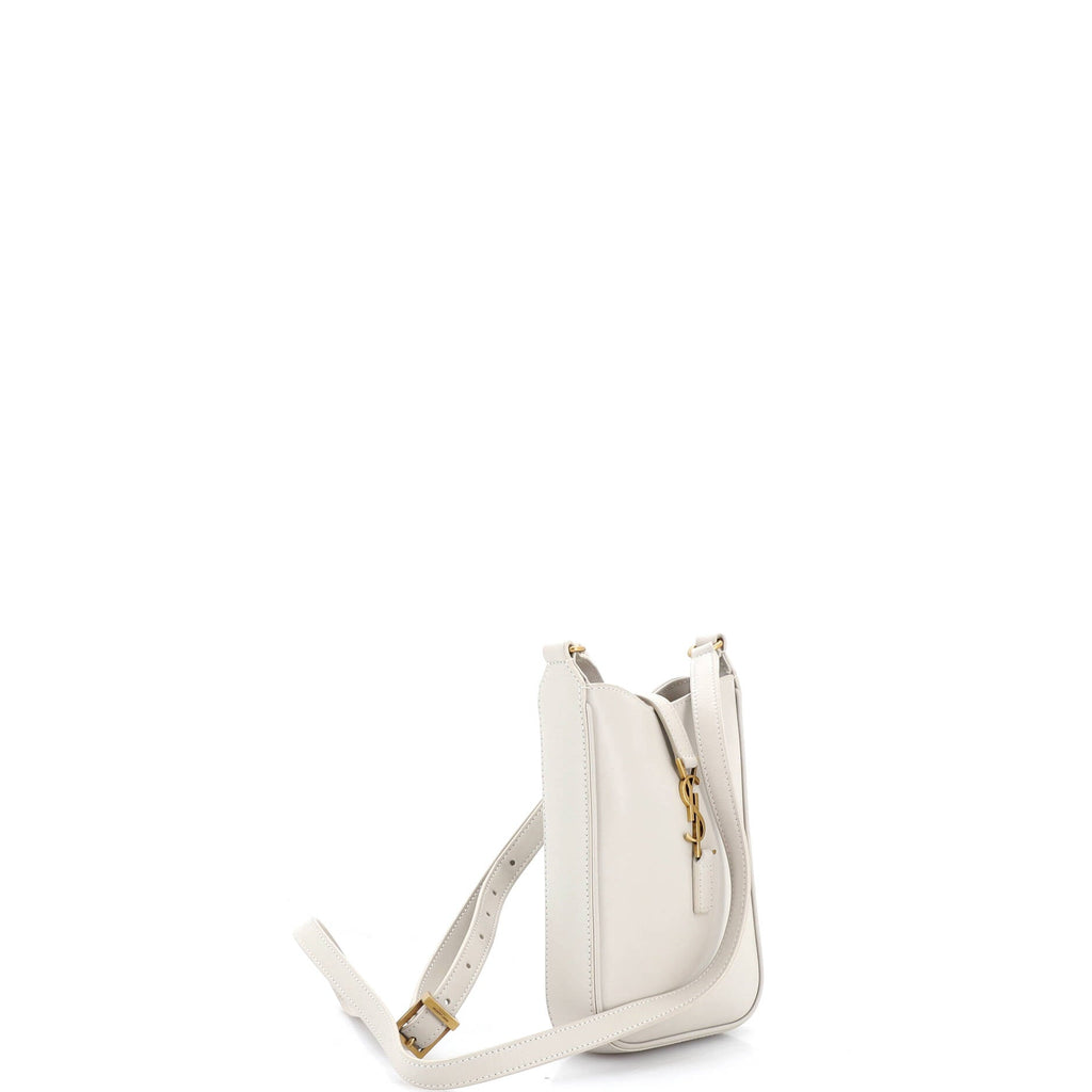 Le 5 a 7 Vertical Shoulder Bag Leather Mini