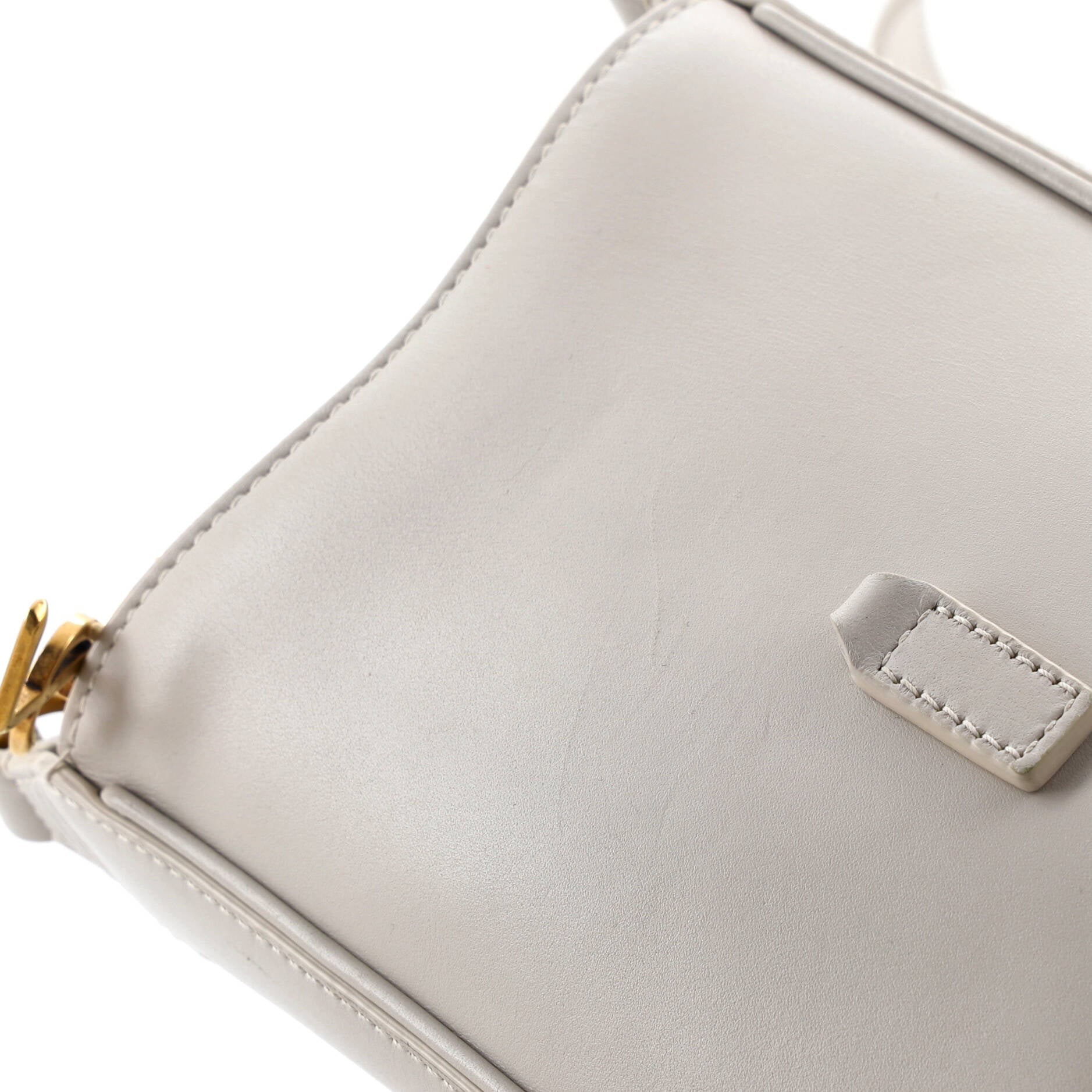 Le 5 a 7 Vertical Shoulder Bag Leather Mini