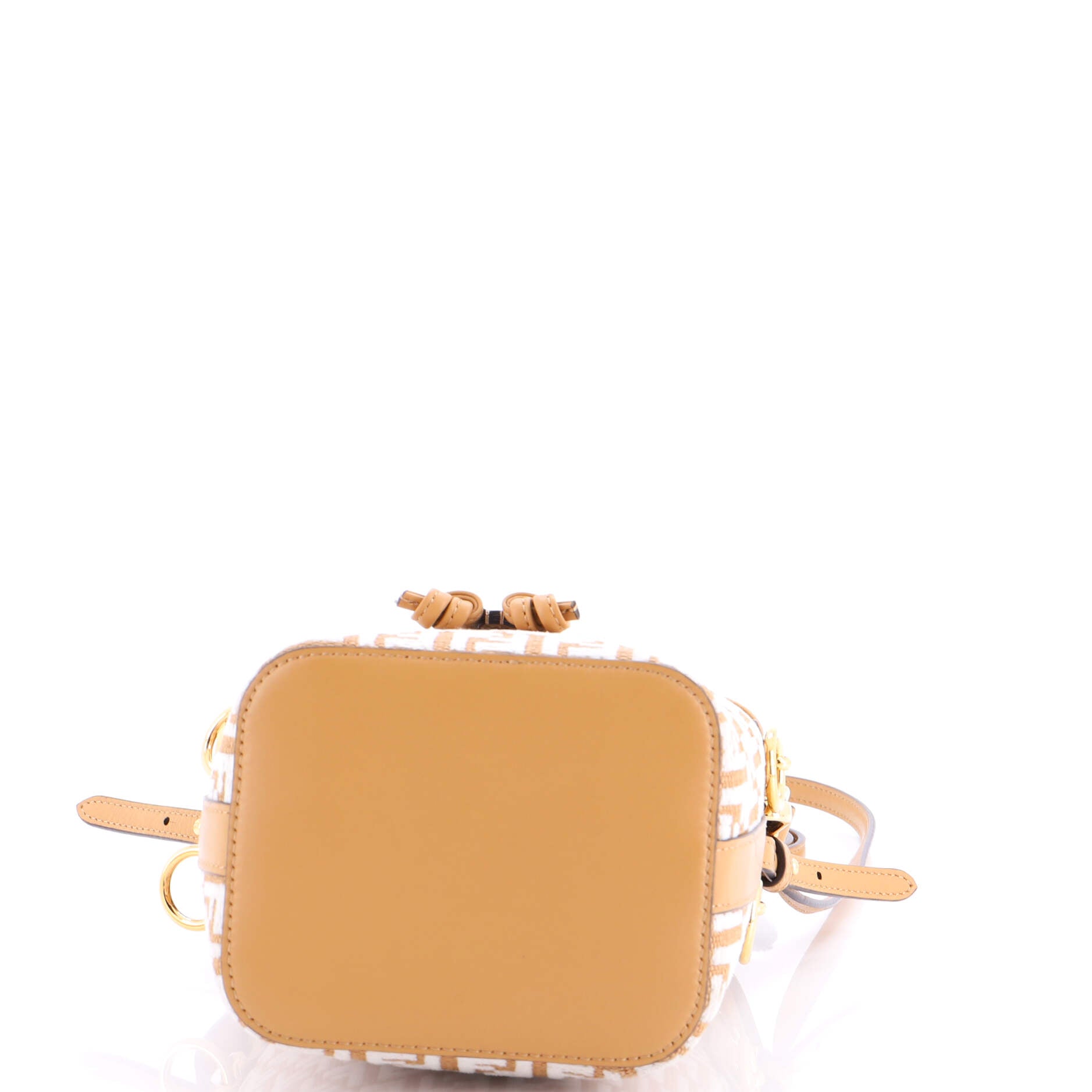 Mon Tresor Bucket Bag Zucca Raffia Mini