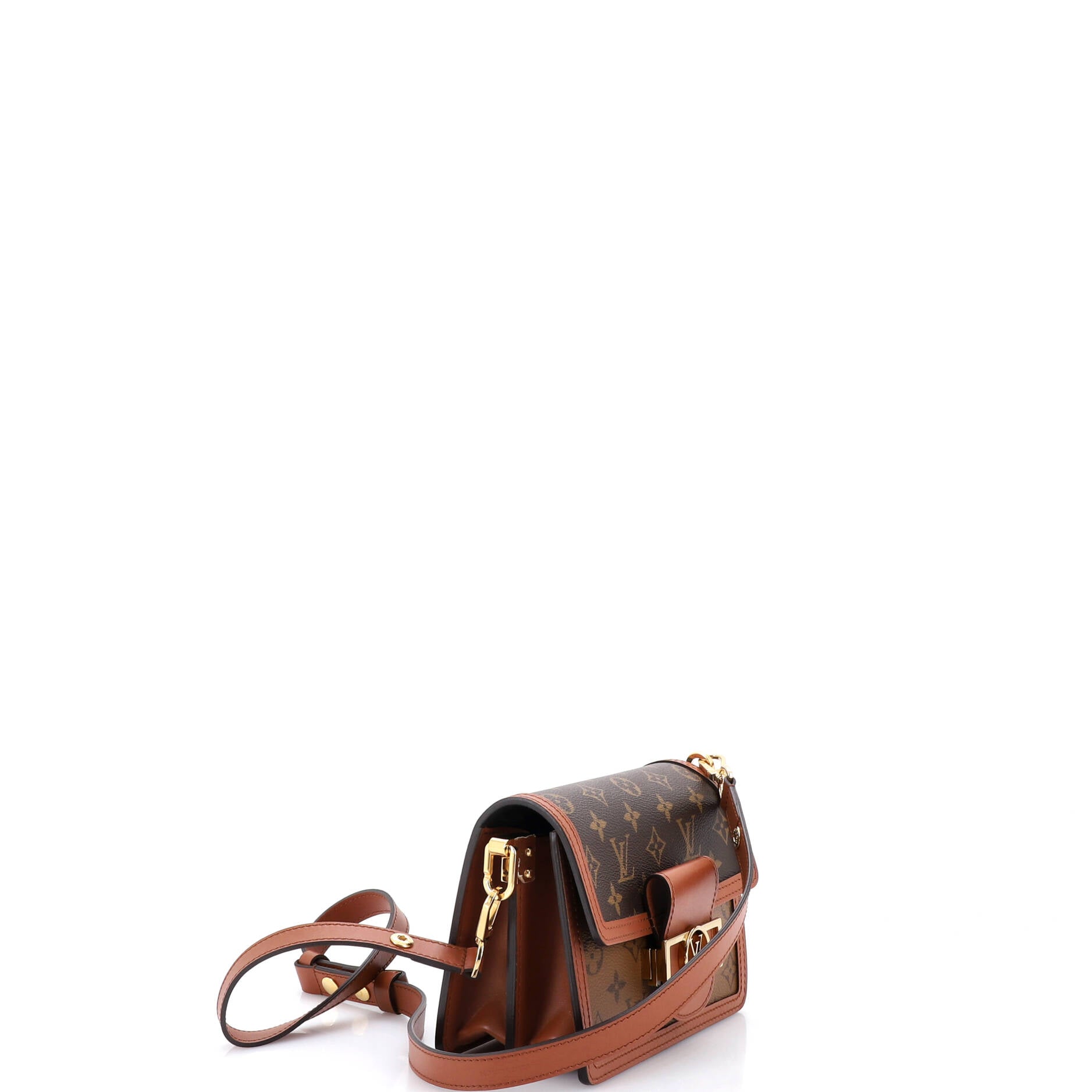 Dauphine Shoulder Bag Reverse Monogram Canvas Mini