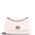 Monaco Chain Flap Shoulder Bag Quilted Leather Mini