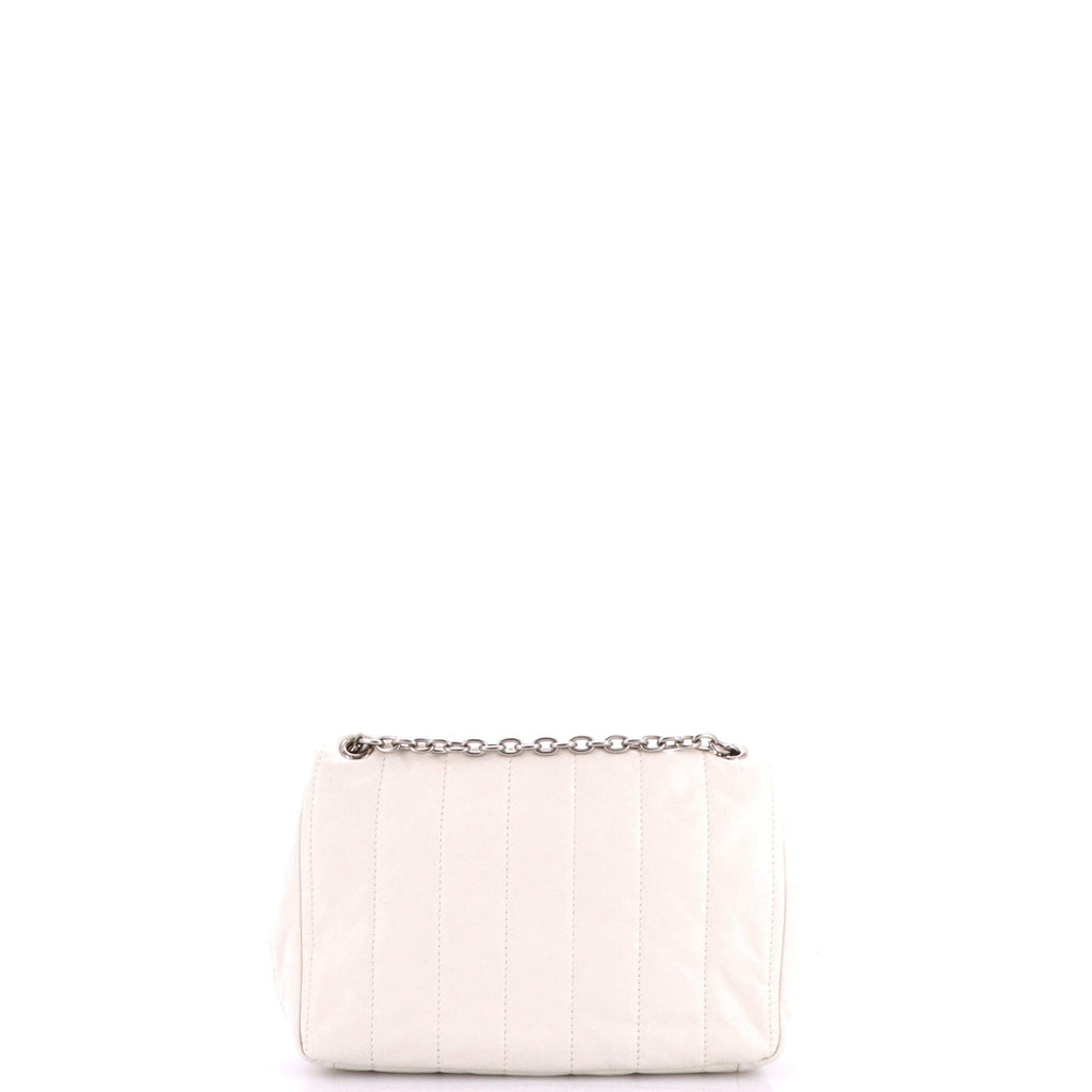 Monaco Chain Flap Shoulder Bag Quilted Leather Mini