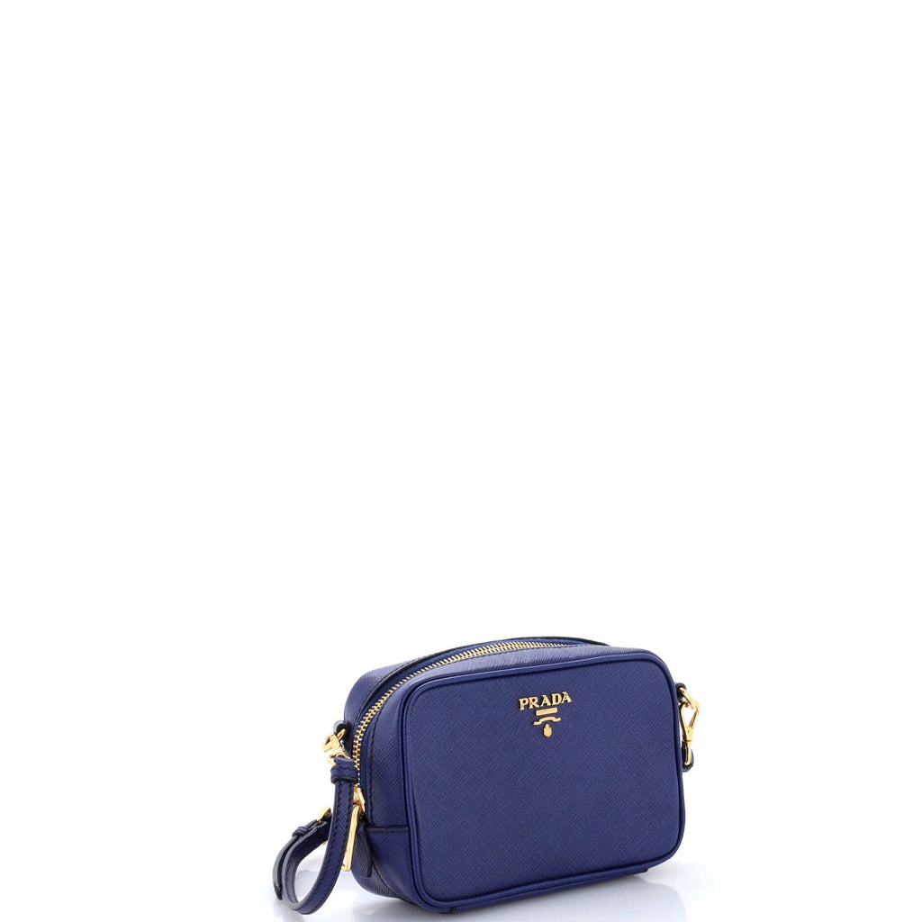 Zip Crossbody Bag Saffiano Leather Mini