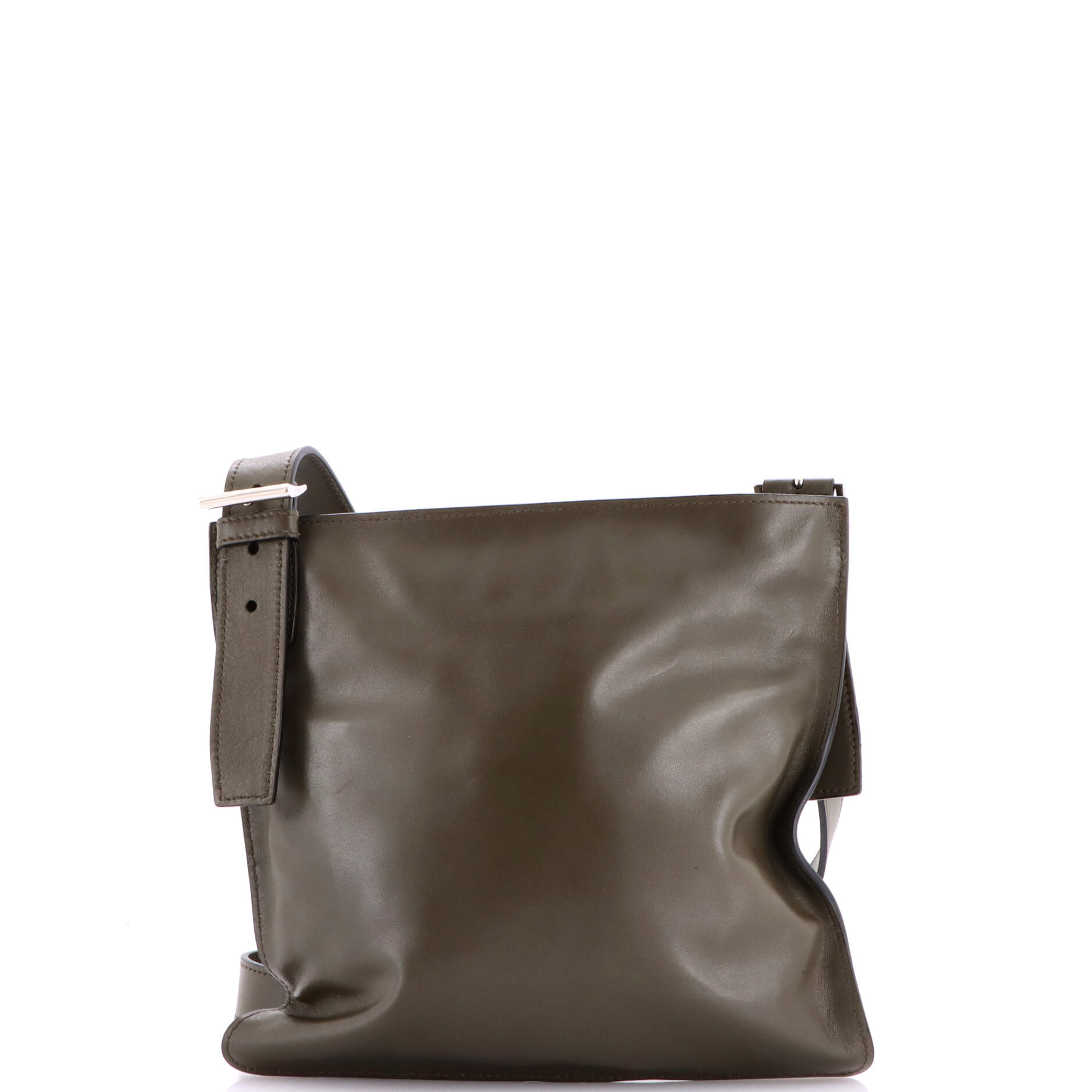 Front Pocket Messenger Bag Soft Calfskin Medium