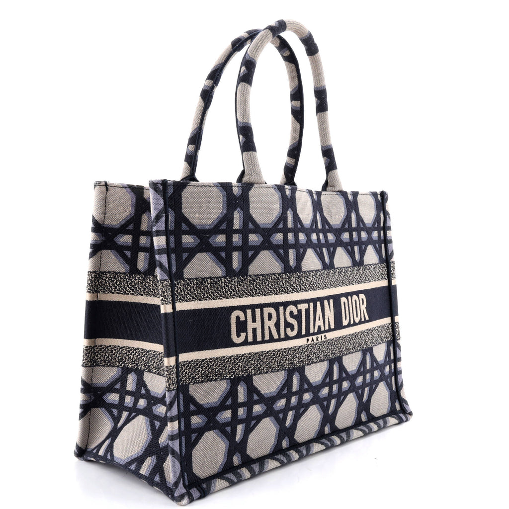 Book Tote Macrocannage Canvas Medium