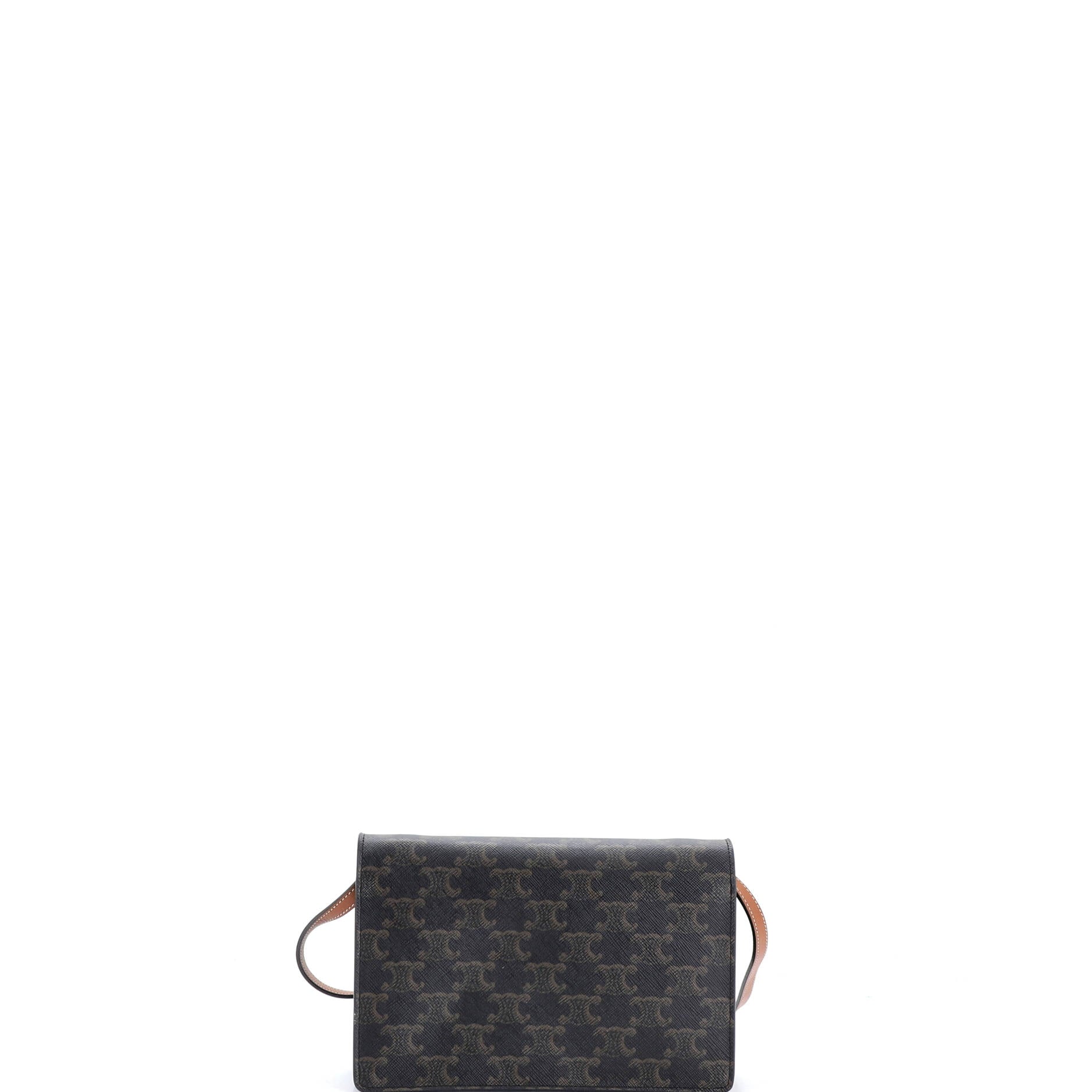Wallet on Strap Triomphe Coated Canvas