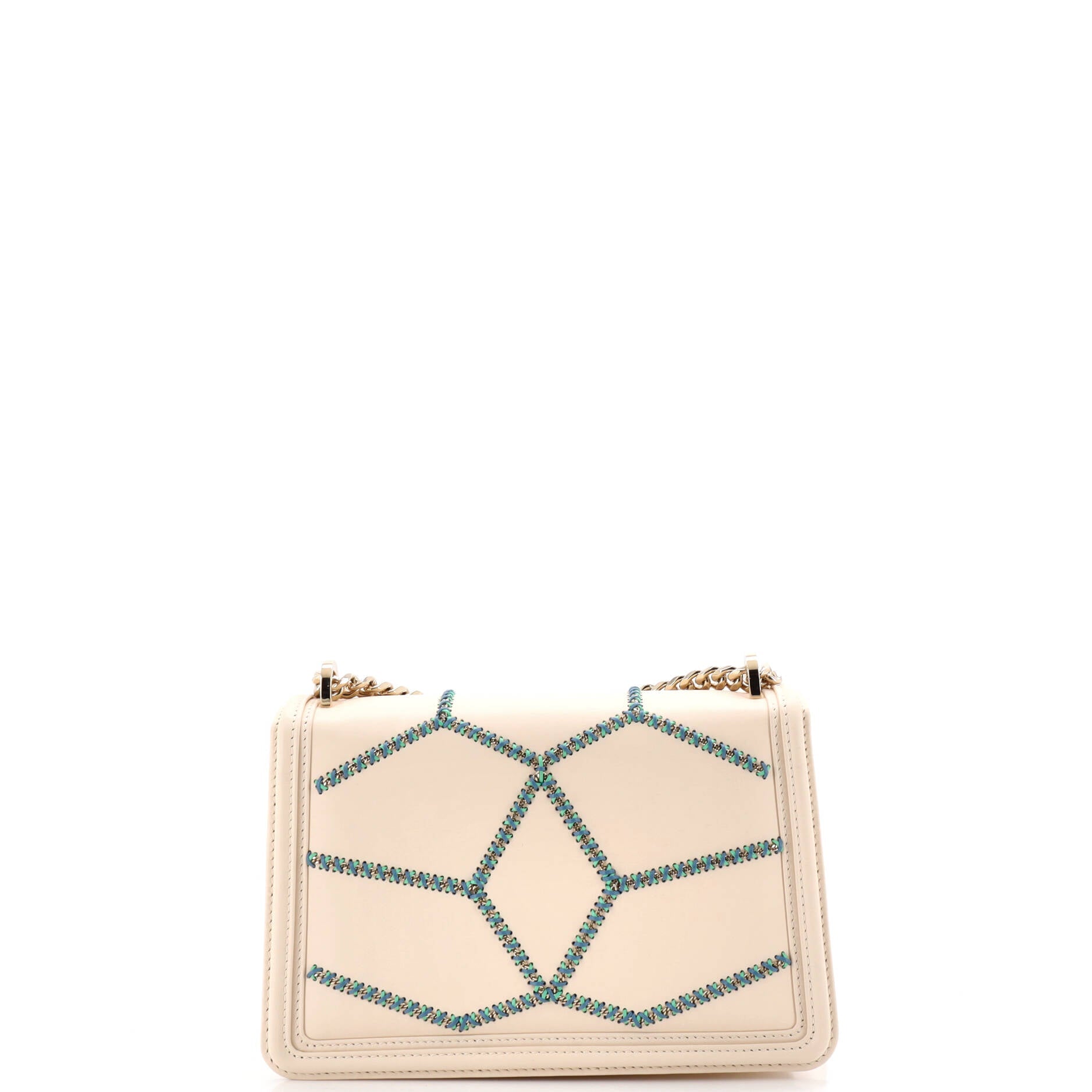 Serpenti Forever Shoulder Bag Whipstitched Leather Small