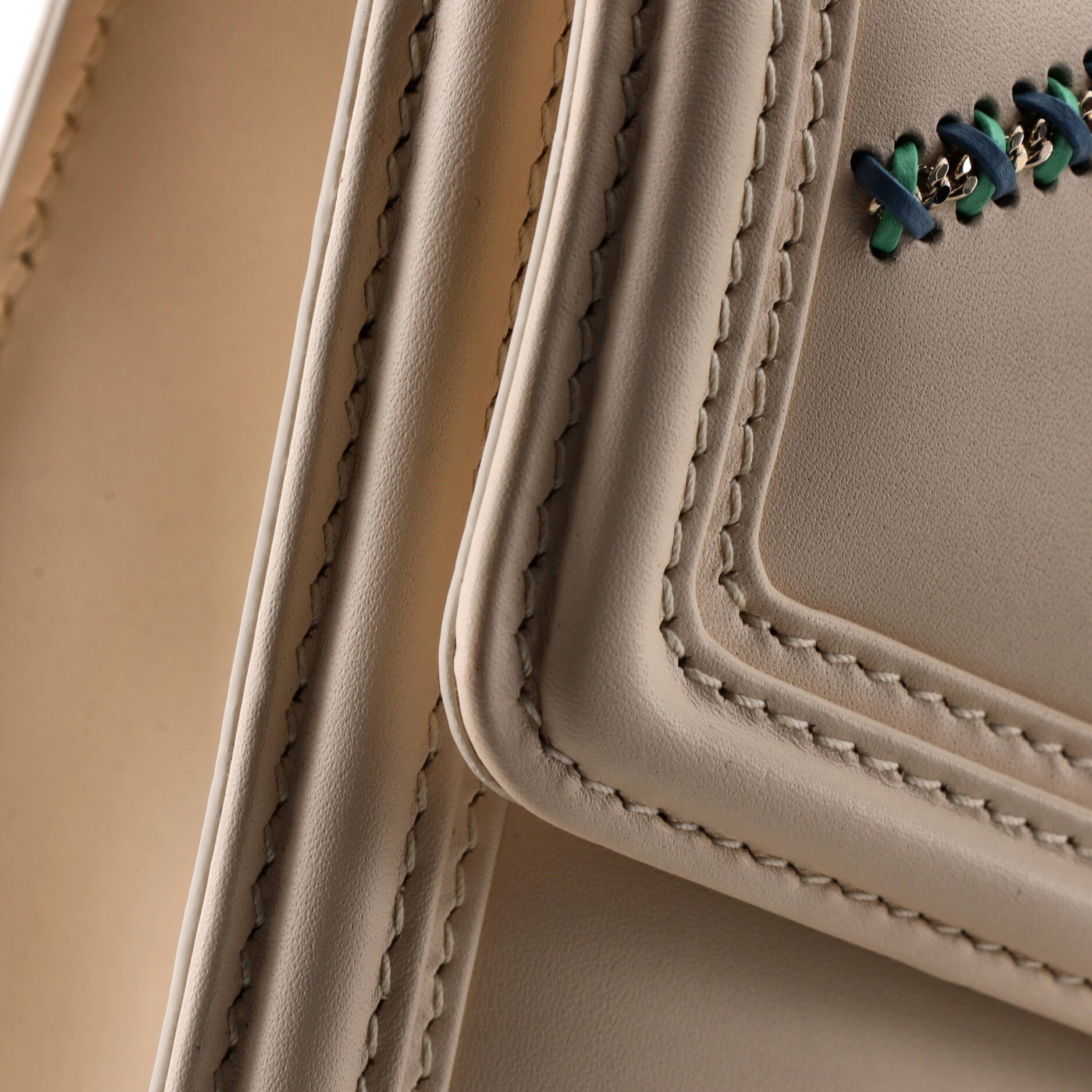 Serpenti Forever Shoulder Bag Whipstitched Leather Small