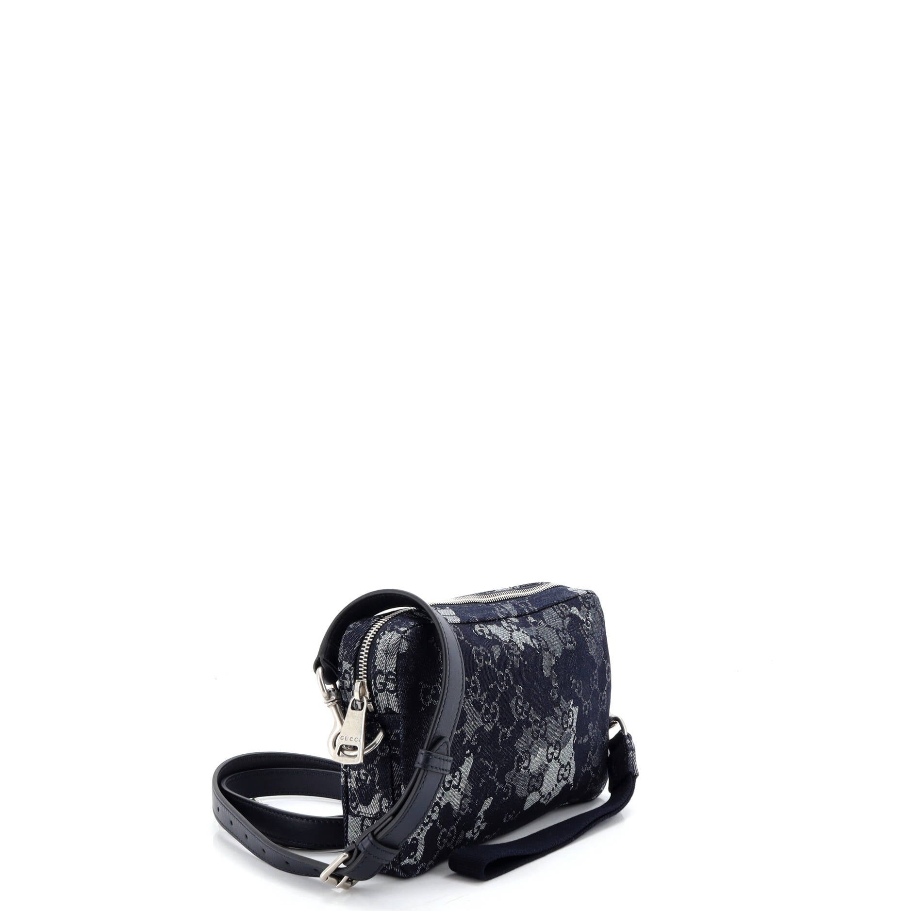 Convertible Crossbody Bag Camouflage GG Denim