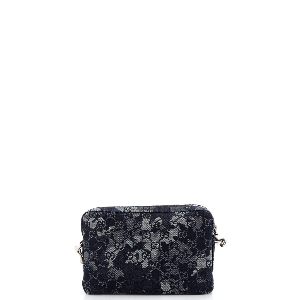 Convertible Crossbody Bag Camouflage GG Denim