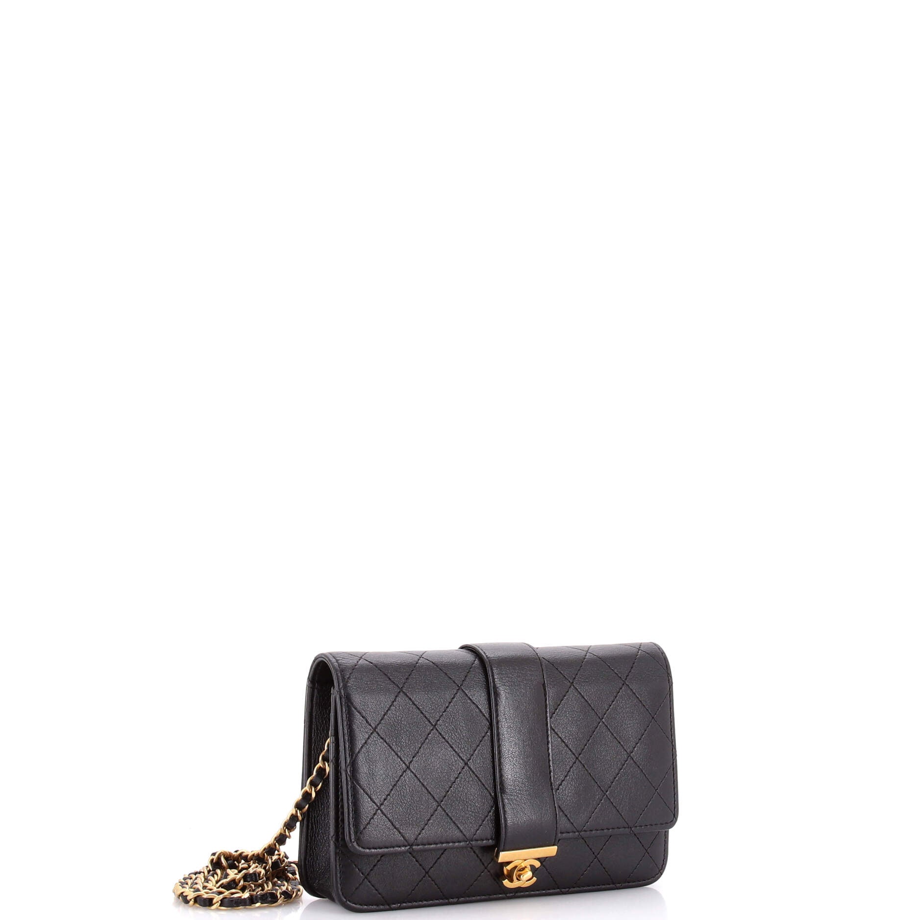Vintage Full Flap Bag Quilted Lambskin Mini