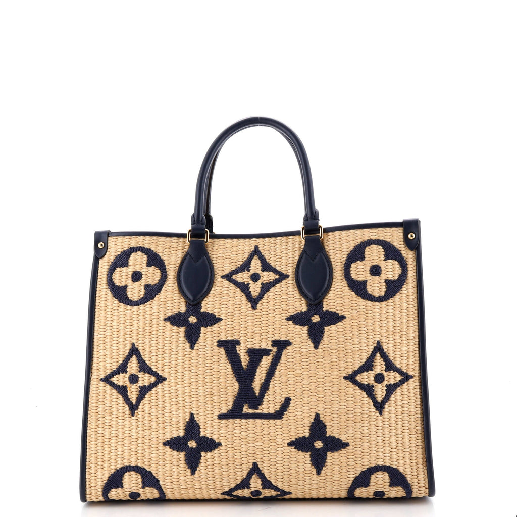 OnTheGo Tote Monogram Giant Raffia MM