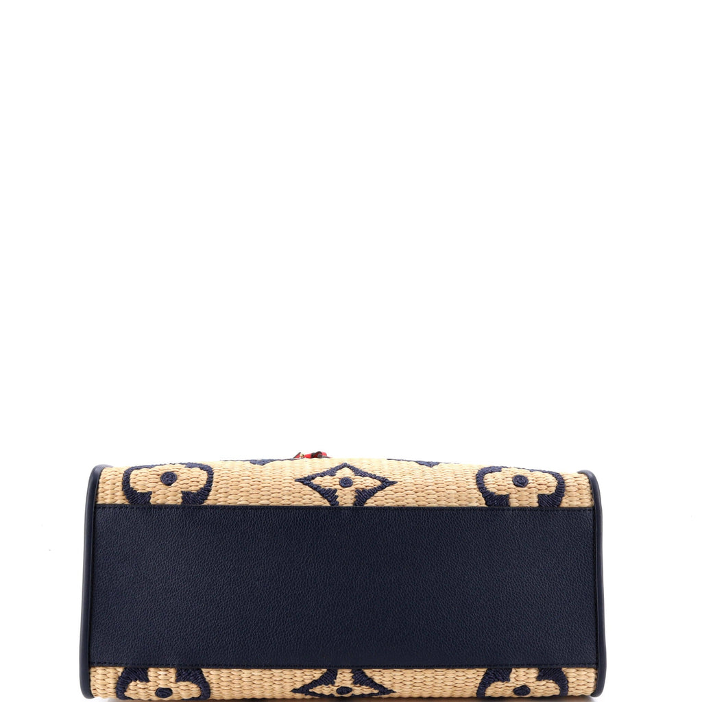 OnTheGo Tote Monogram Giant Raffia MM