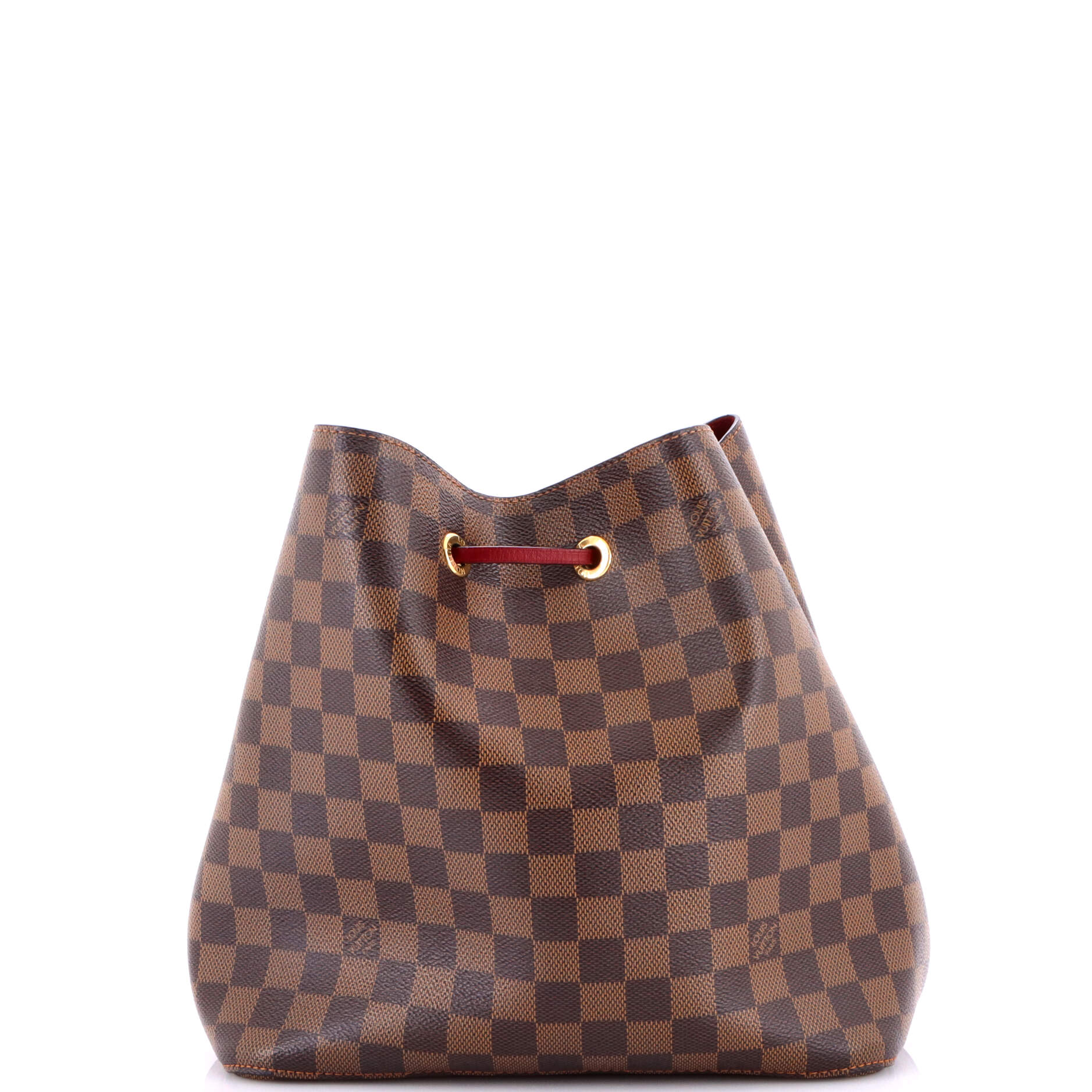 NeoNoe Handbag Damier with Leather MM