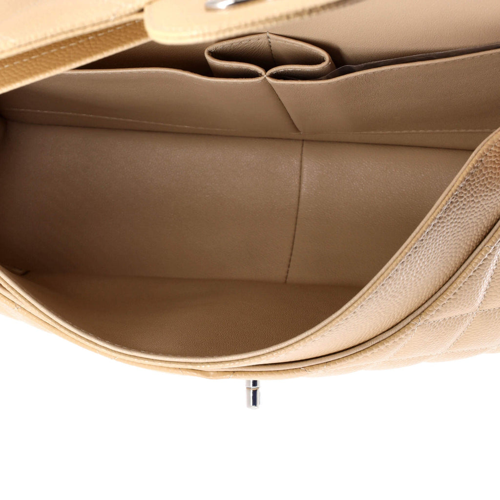 Classic Double Flap Bag Quilted Caviar Jumbo