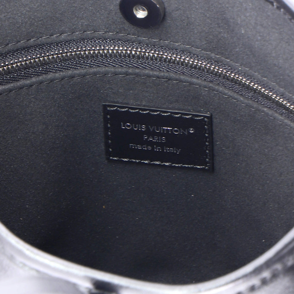 CarryAll Cargo Hobo Leather with Monogram Canvas PM