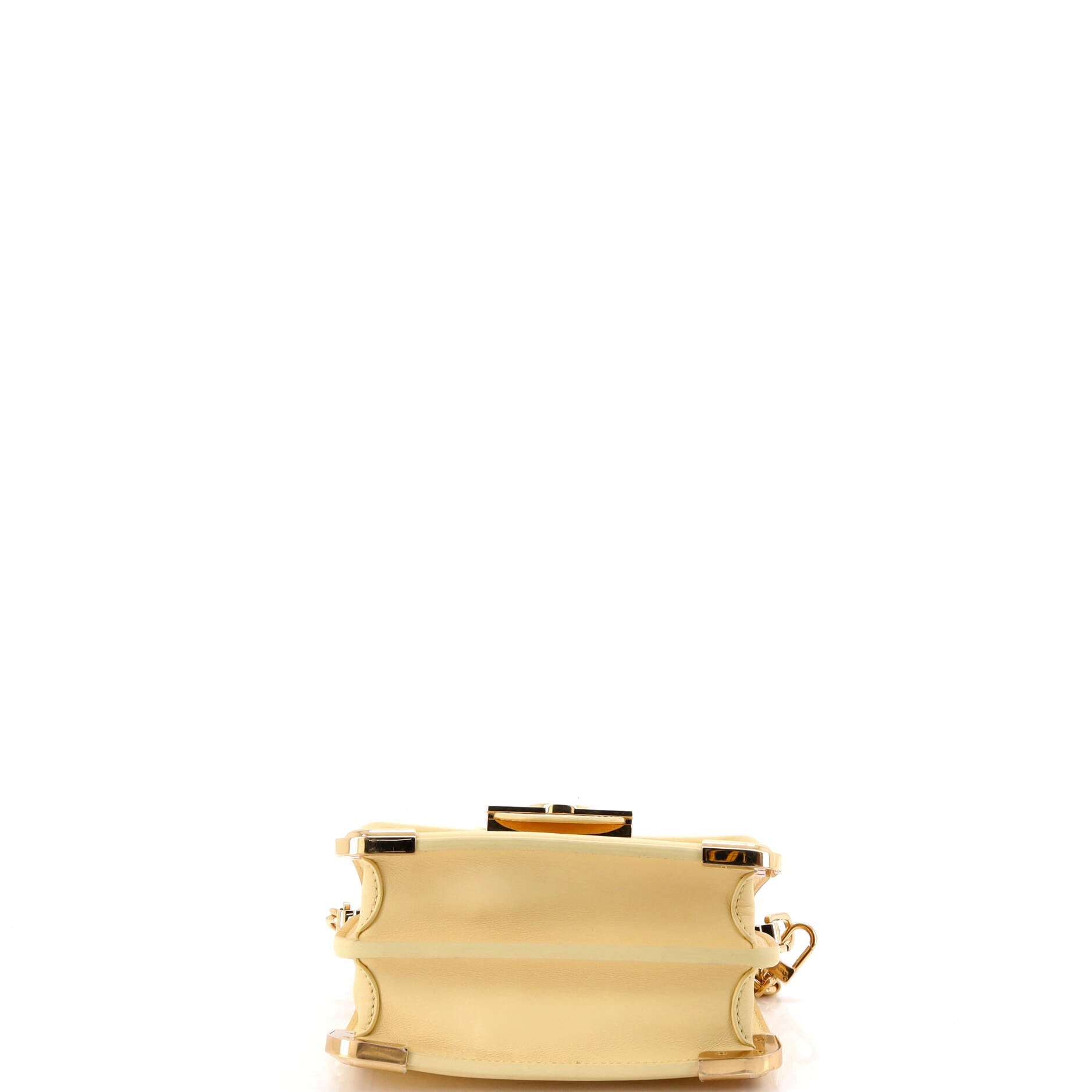 Dauphine Shoulder Bag Nanogram Embossed Leather Mini