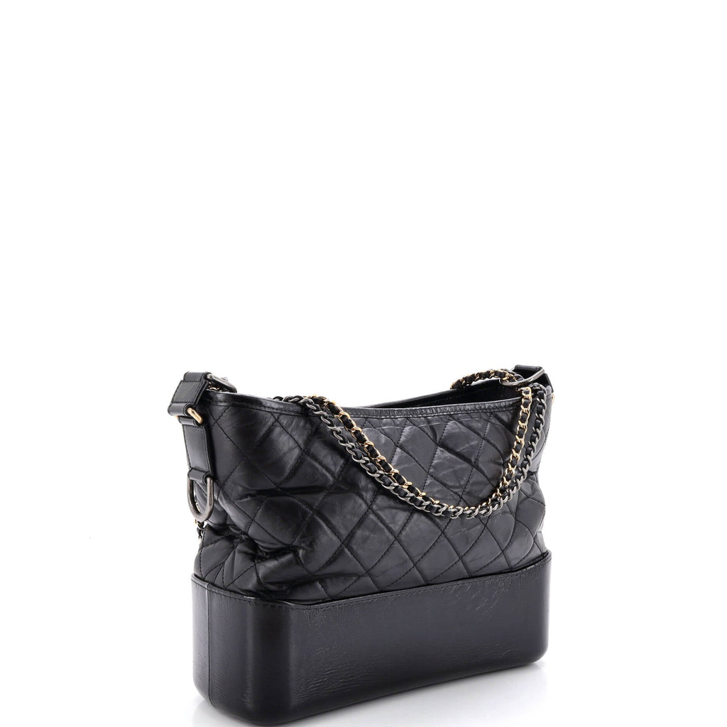 Gabrielle Hobo Quilted Aged Calfskin Medium
