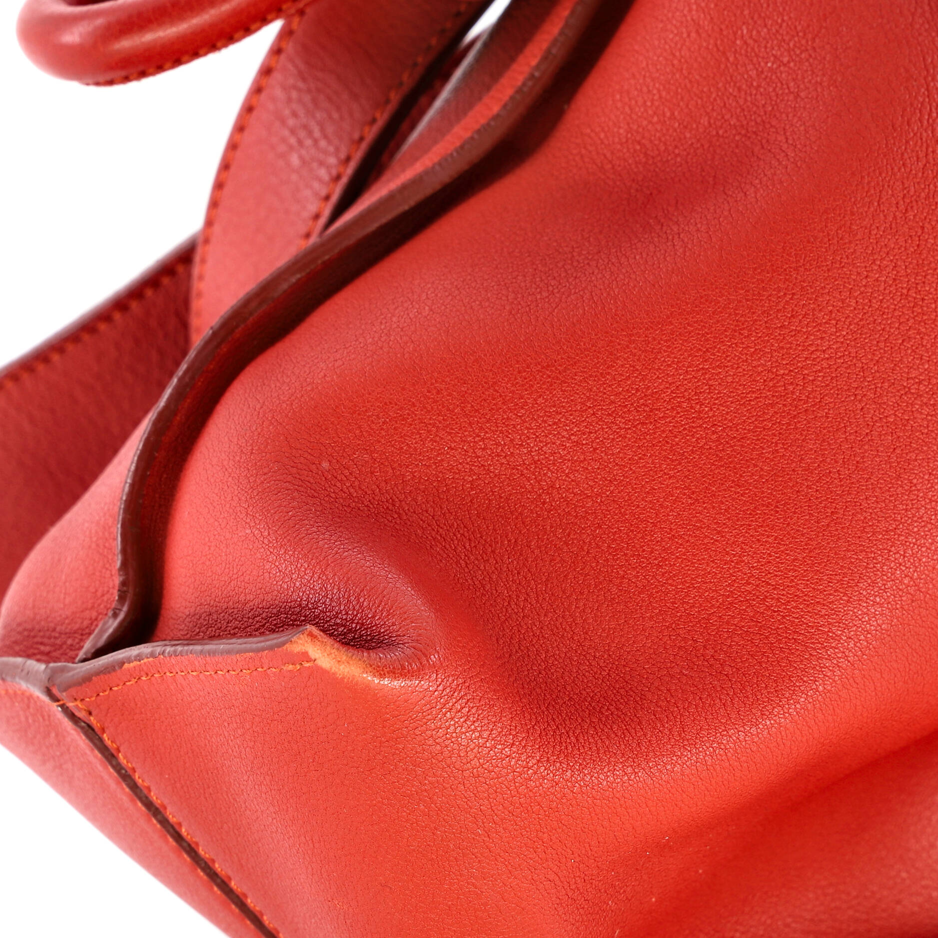 Flamenco Knot Messenger Bag Leather Large