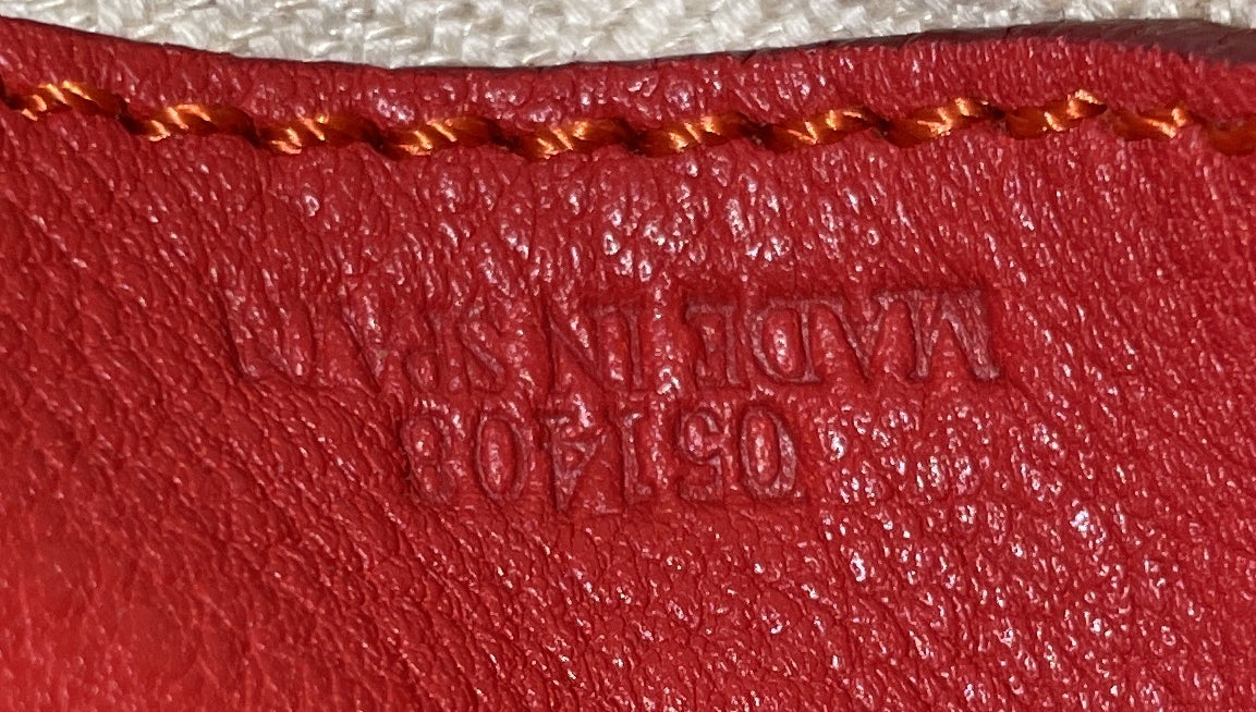 Flamenco Knot Messenger Bag Leather Large
