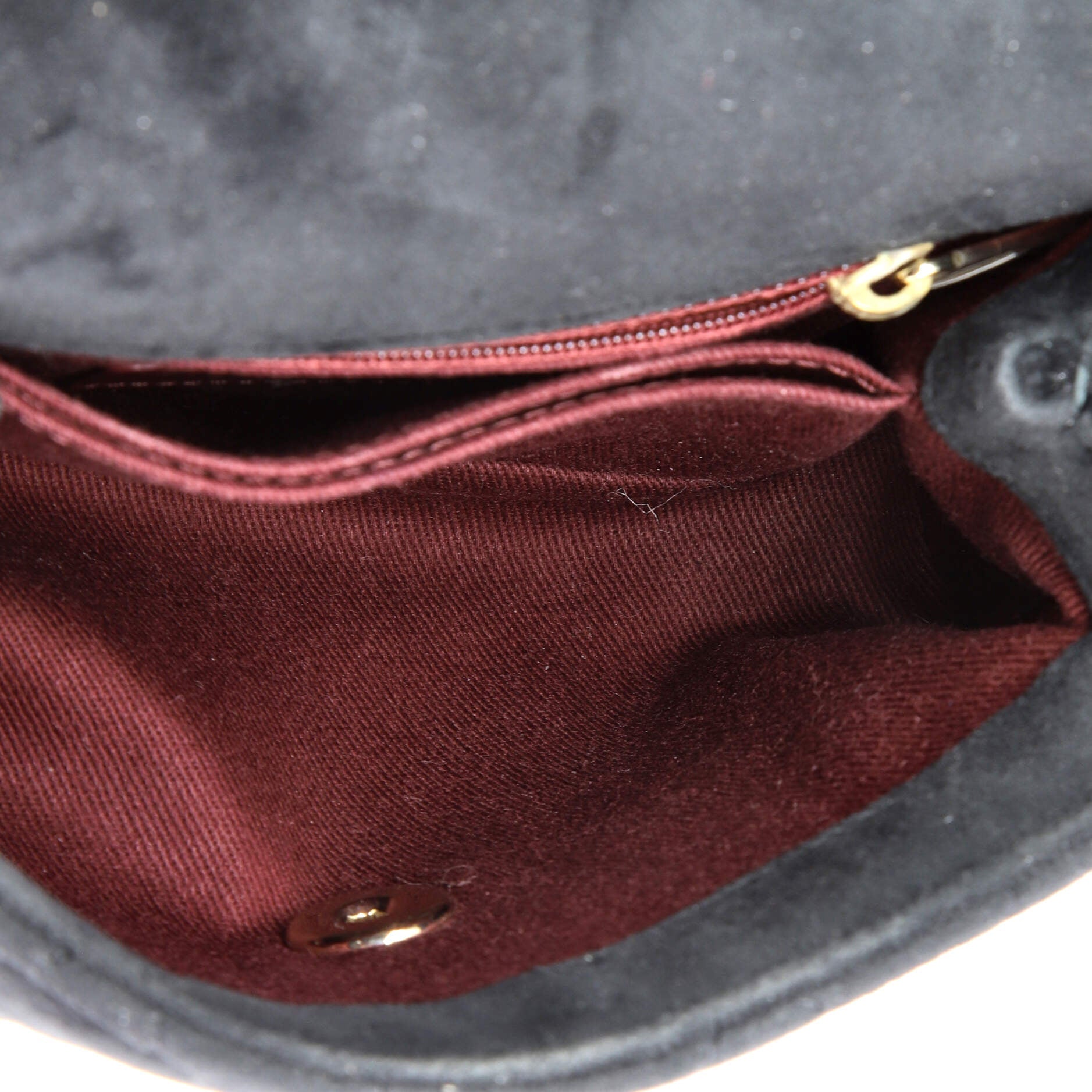 Coco Top Handle Bag Quilted Velvet with Crystal Detail Extra Mini
