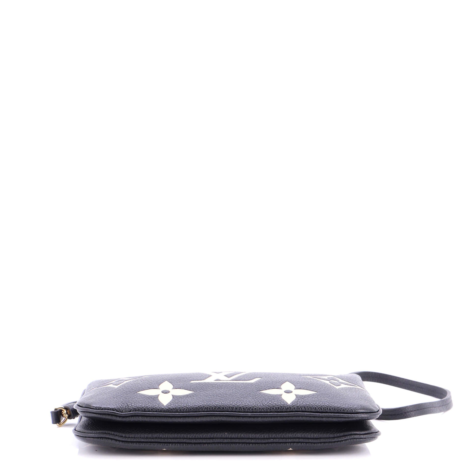 Double Zip Pochette Bicolor Monogram Empreinte Giant
