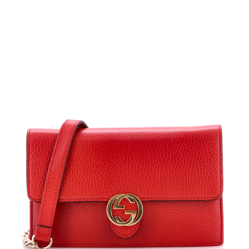 Interlocking Wallet on Chain Leather