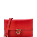 Interlocking Wallet on Chain Leather