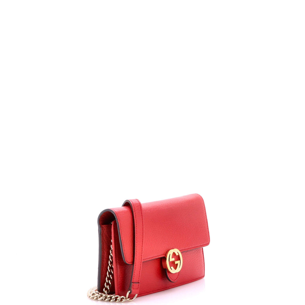 Interlocking Wallet on Chain Leather
