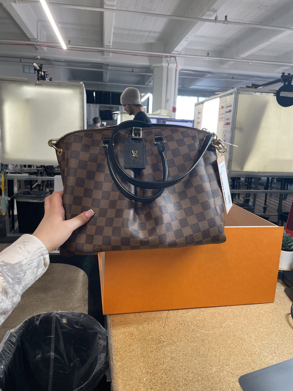 Odeon Tote Damier MM