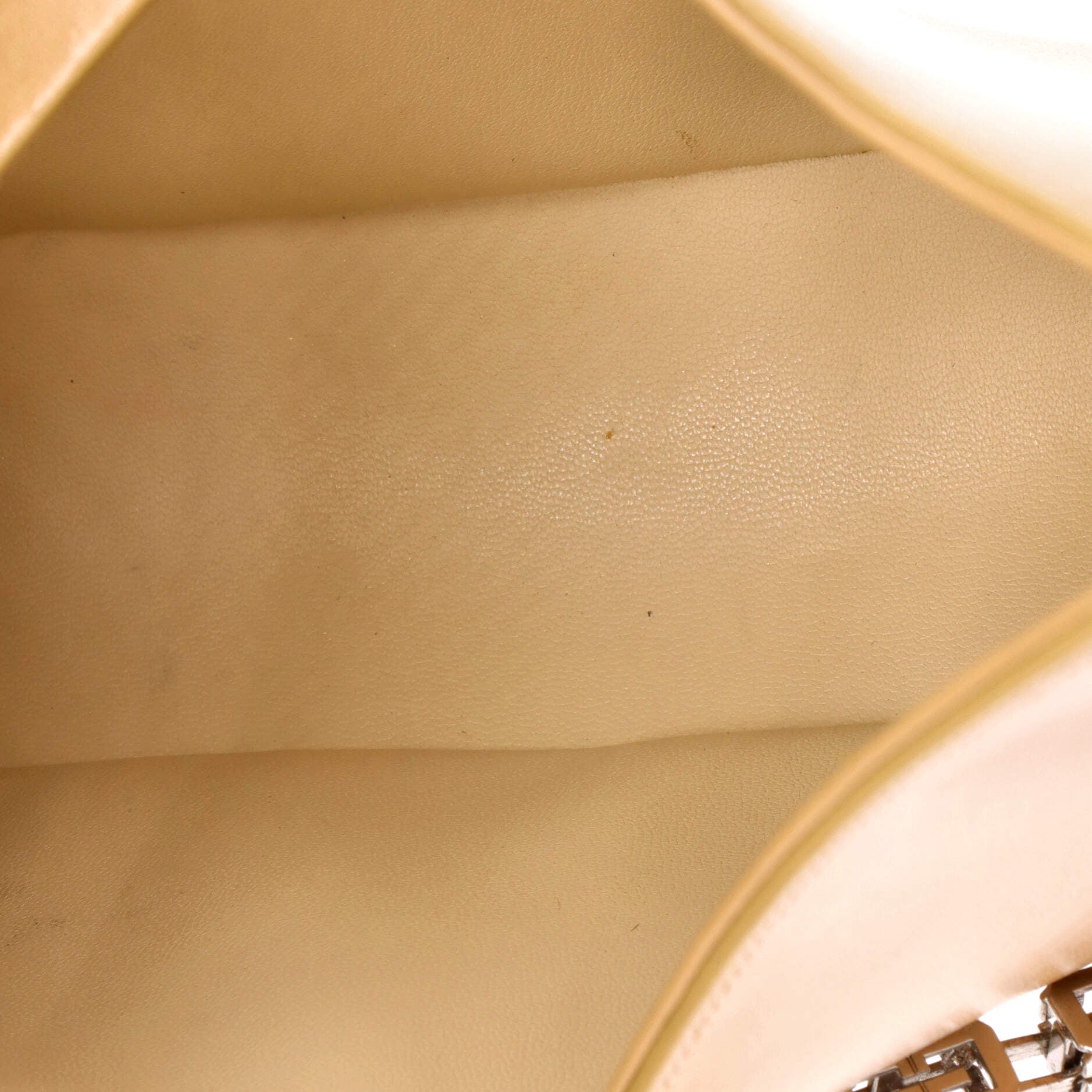 Cut Out Shoulder Bag Leather Small