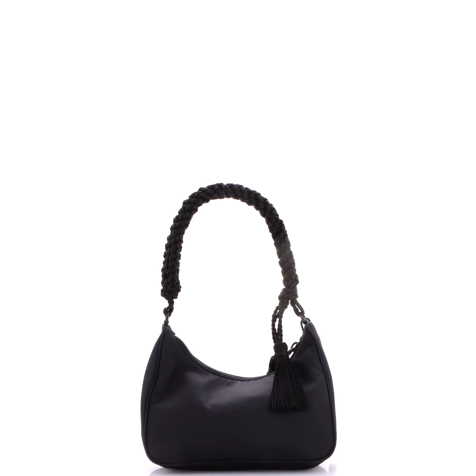 Re-Edition Shoulder Bag Embellished Tessuto Small