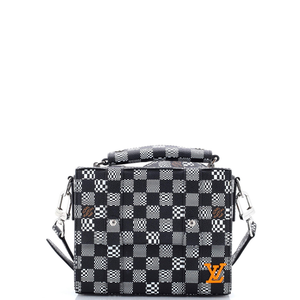 Flap Soft Trunk Messenger Bag Limited Edition Distorted Damier