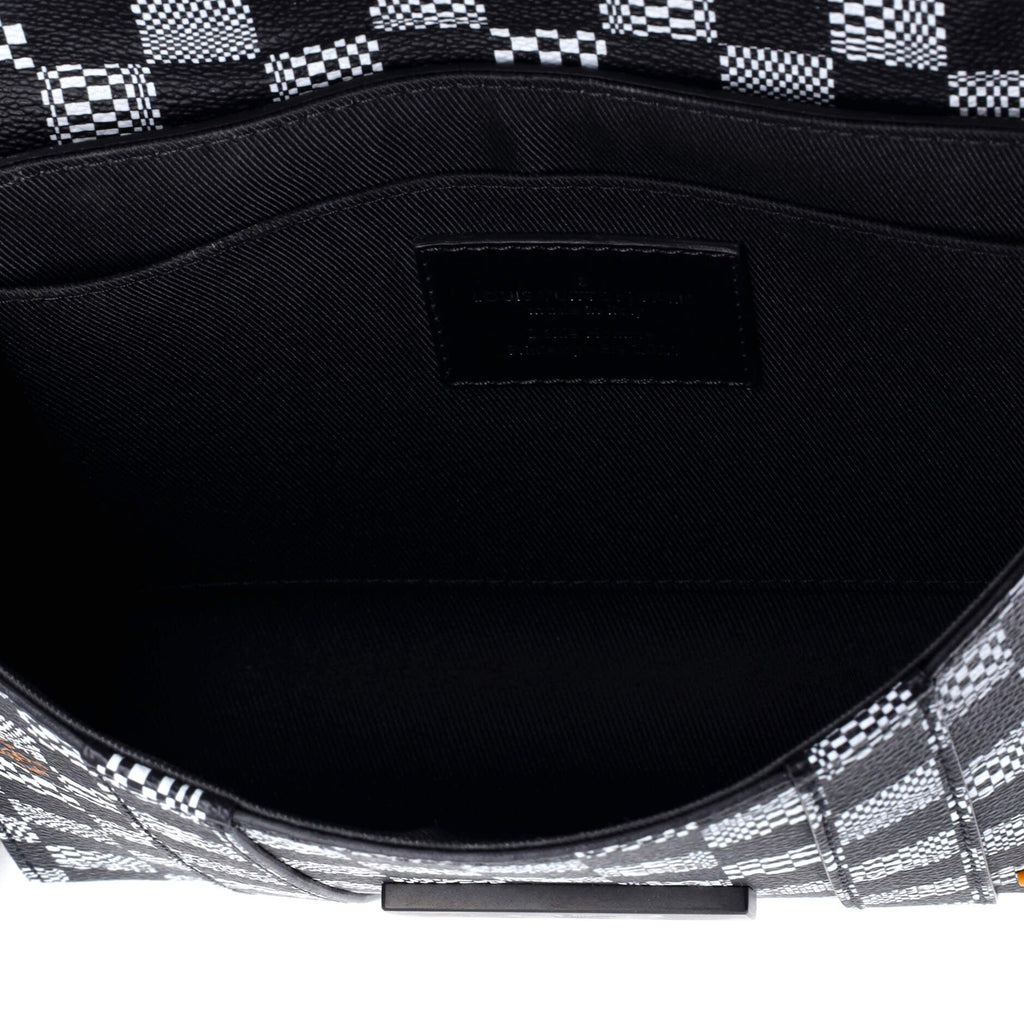 Flap Soft Trunk Messenger Bag Limited Edition Distorted Damier