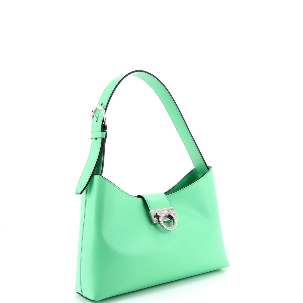 Trifolio Shoulder Bag Leather East West